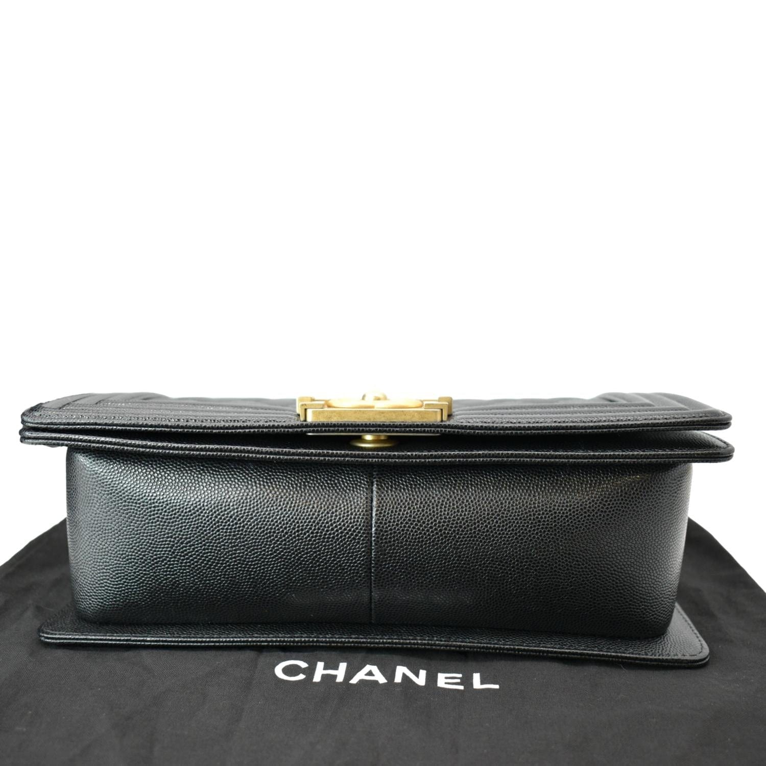 Chanel Sac À Rabat Black Leather Shoulder Bag (Pre-Owned) – Bluefly