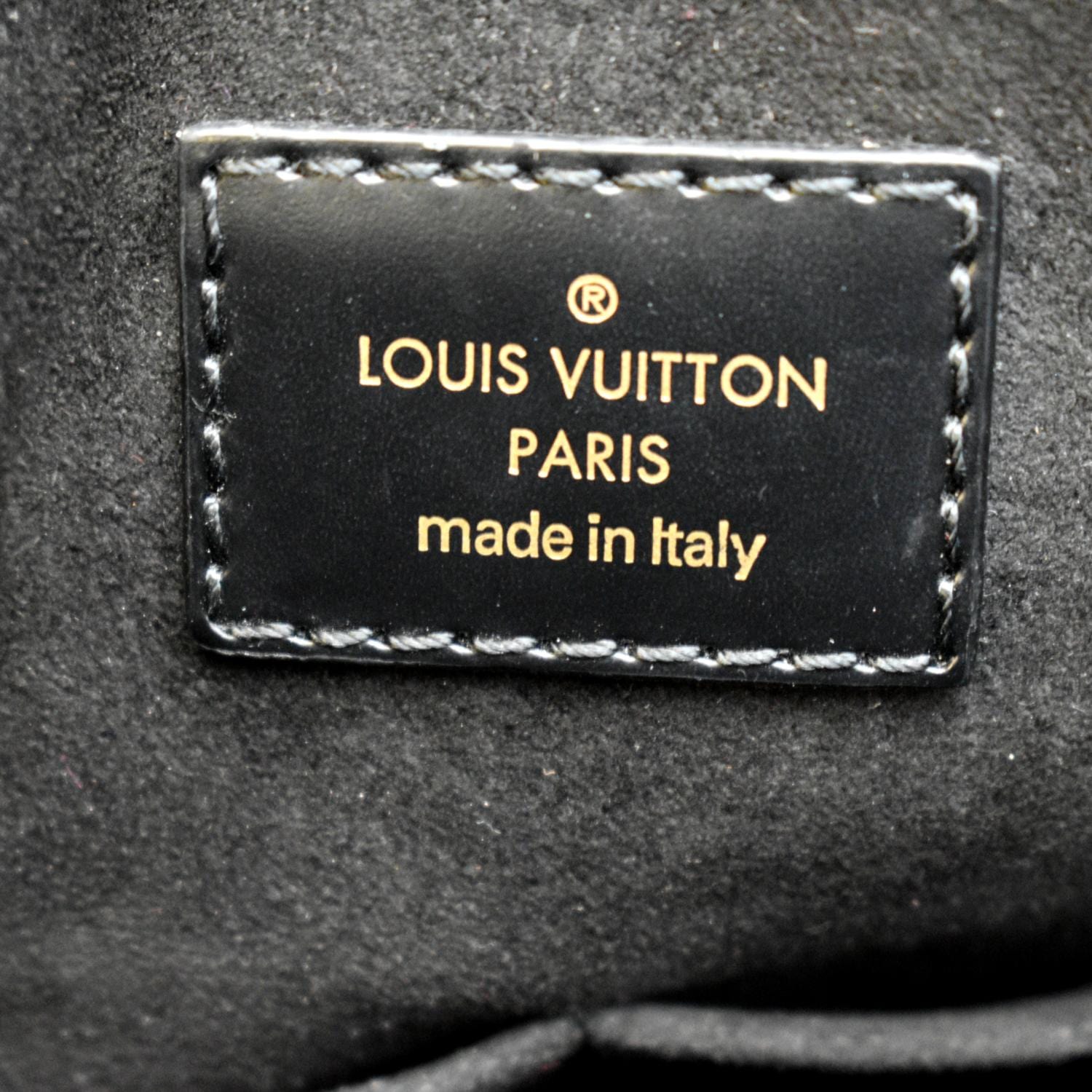 Louis Vuitton Black Rouge EPI and Damier Race Speedy Bandouliere 30 Gold Hardware, 2016 (Very Good), Black/Blue Womens Handbag