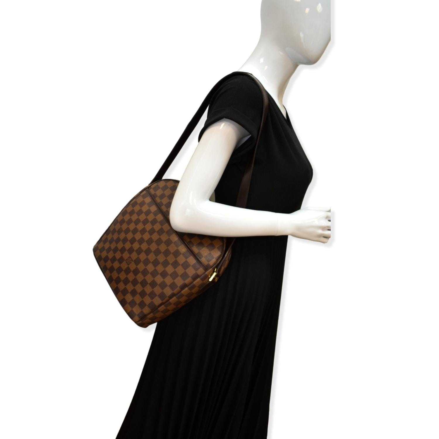 Louis Vuitton Ipanema GM Damier Ebene Canvas Shoulder Bag