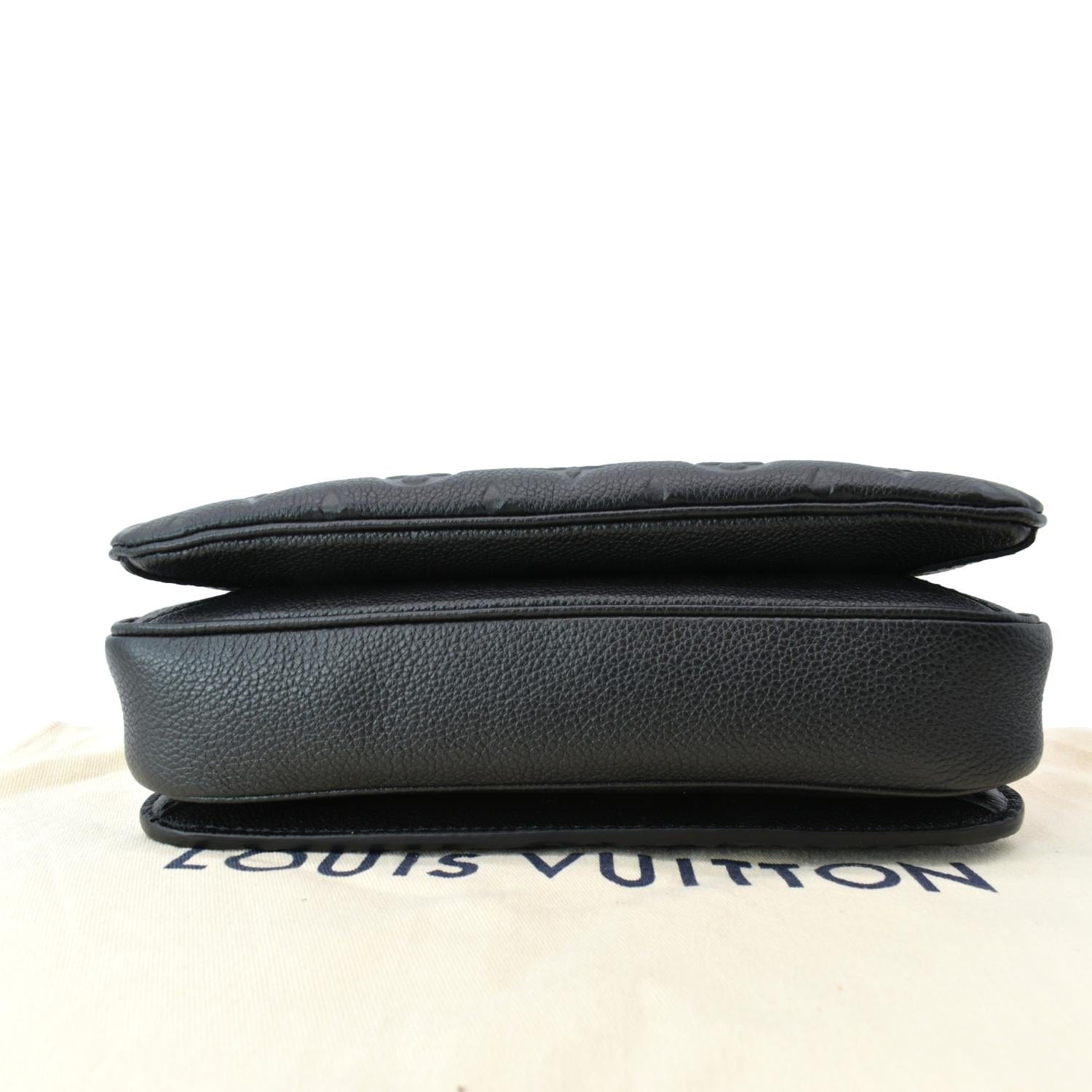 Conte de fées leather crossbody bag Louis Vuitton Black in Leather -  29750545