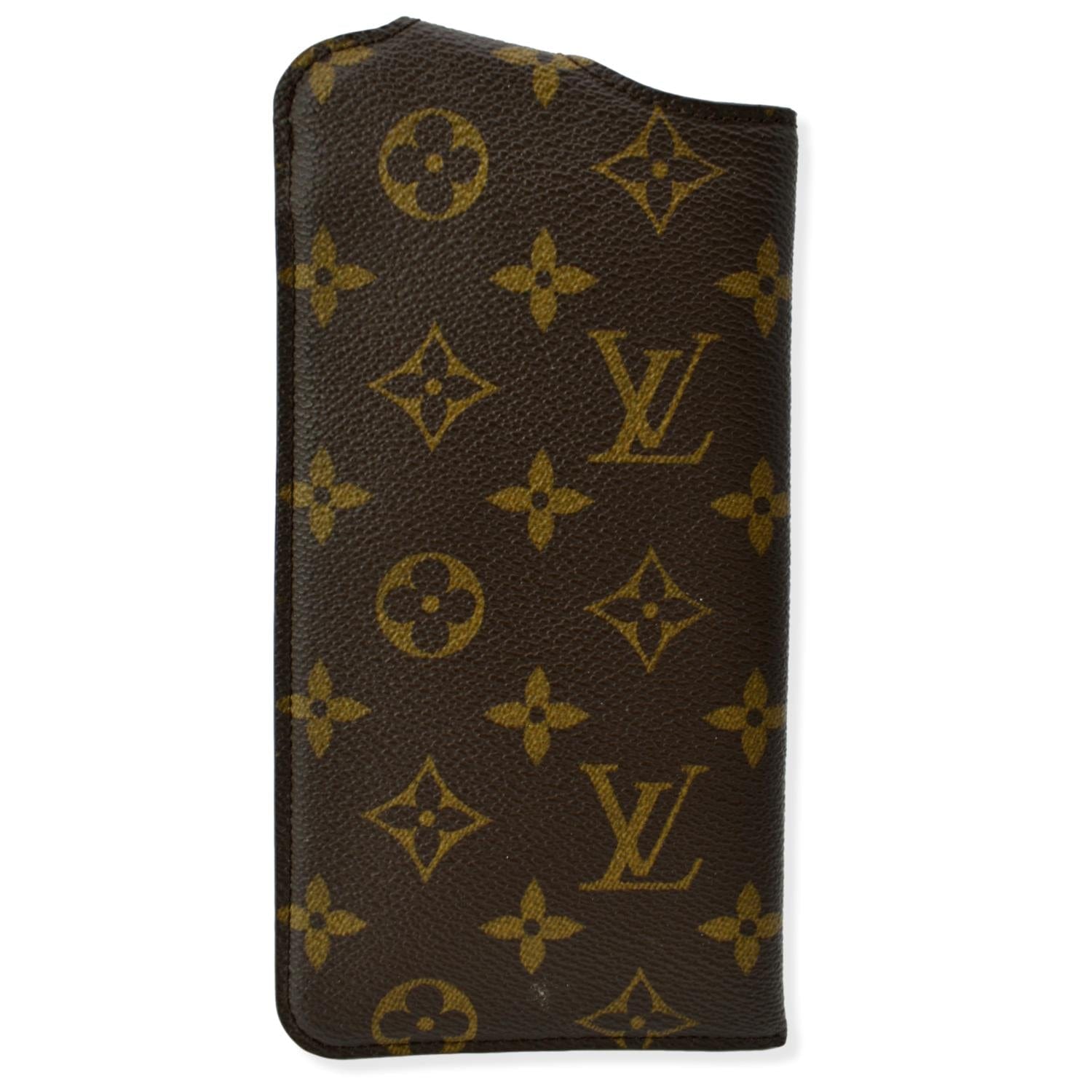 Louis Vuitton Brown Leather logo Sunglasses Case Men's Accessories — Labels  Resale Boutique