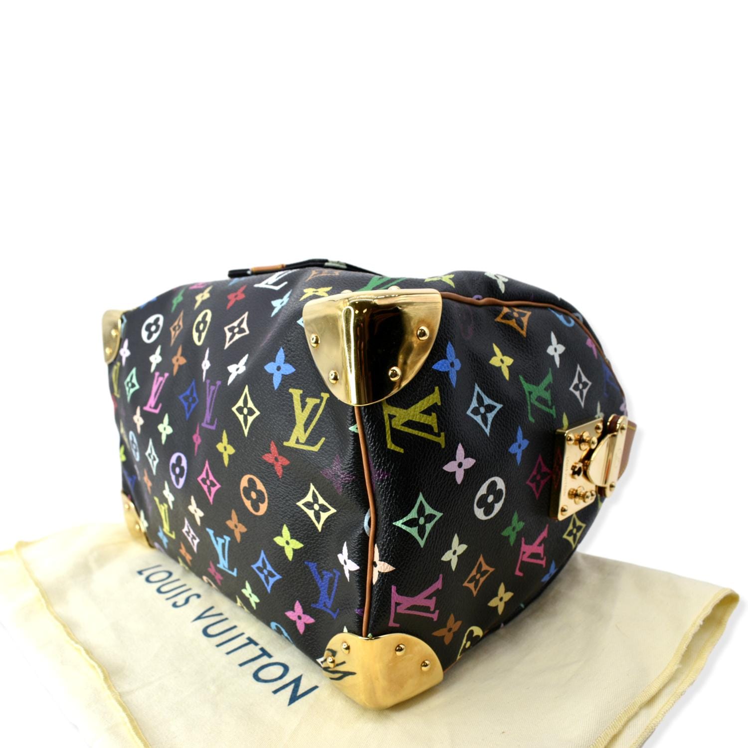 Louis+Vuitton+Speedy+Bandouliere+Duffle+30+Multicolor+Canvas for sale  online