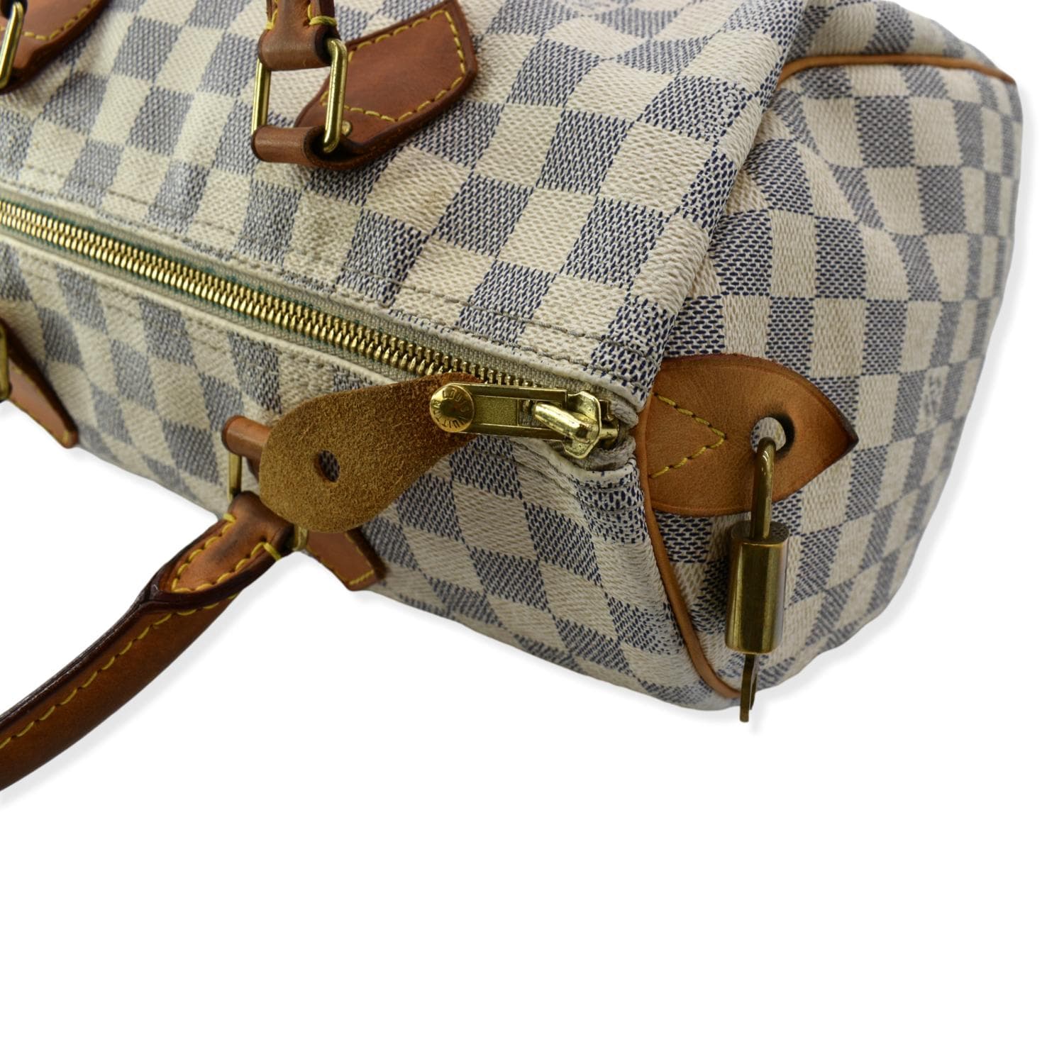 ❤️‍🩹SOLD❤️‍🩹 LOUIS VUITTON Speedy 30 Damier Azur Purse Doctor Style  Handbag (DU1019) - Reetzy