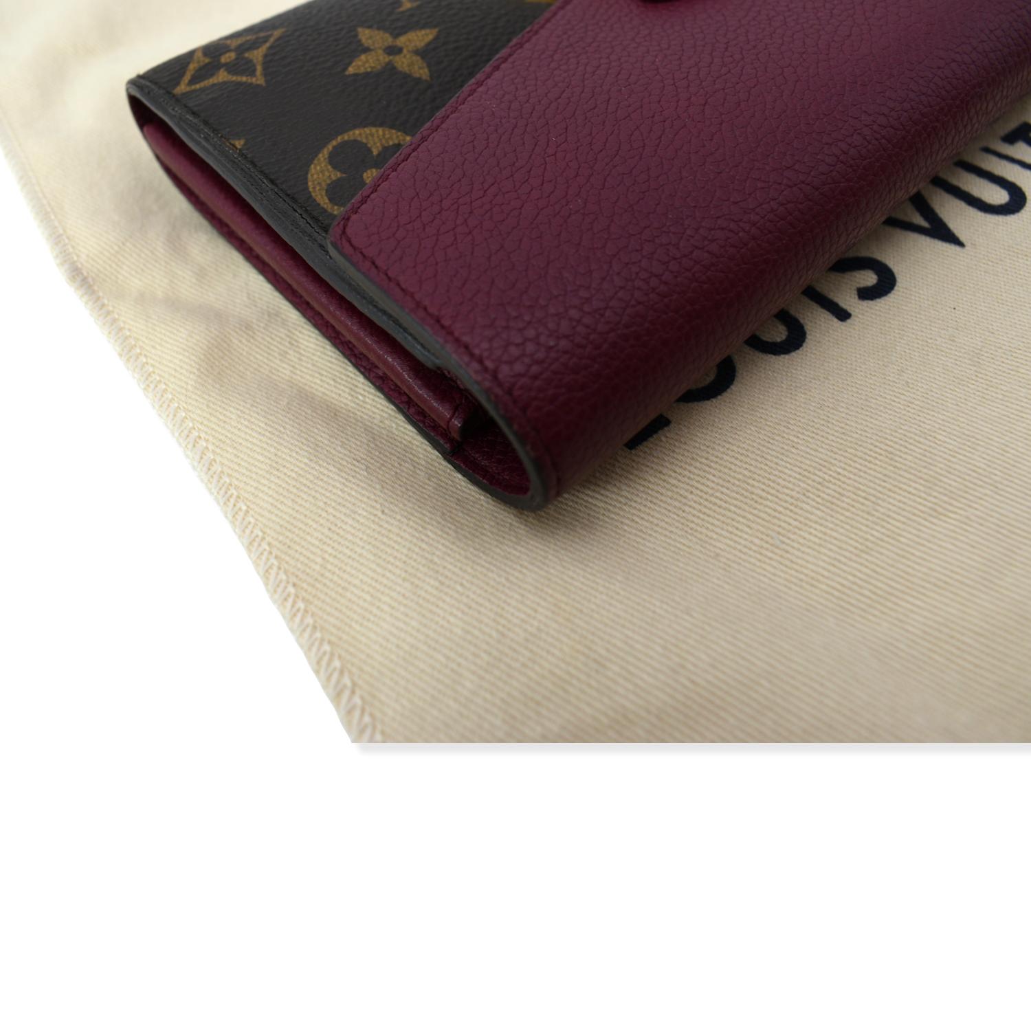 Pallas leather wallet Louis Vuitton Red in Leather - 34573712