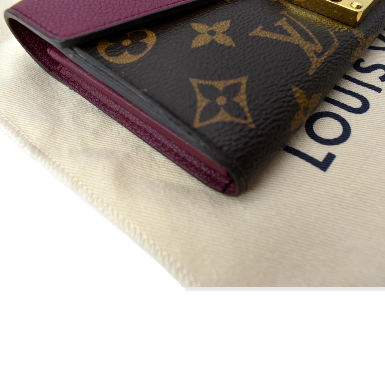 LOUIS VUITTON Monogram Pallas Wallet in Grape - More Than You Can