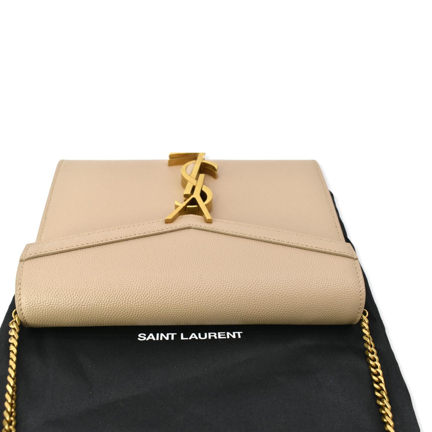 Saint Laurent Red Cassandra Chain Wallet Bag – BlackSkinny