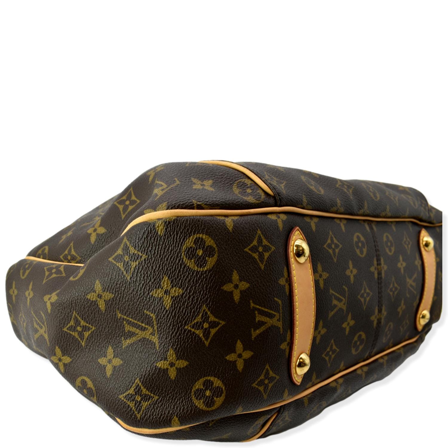 Galliera leather handbag Louis Vuitton Brown in Leather - 32541062