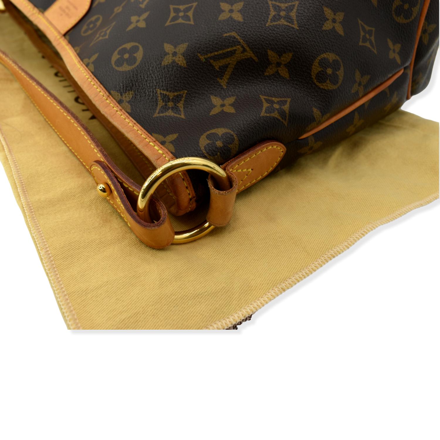Louis Vuitton Vintage Monogram Hobo Bag Brown