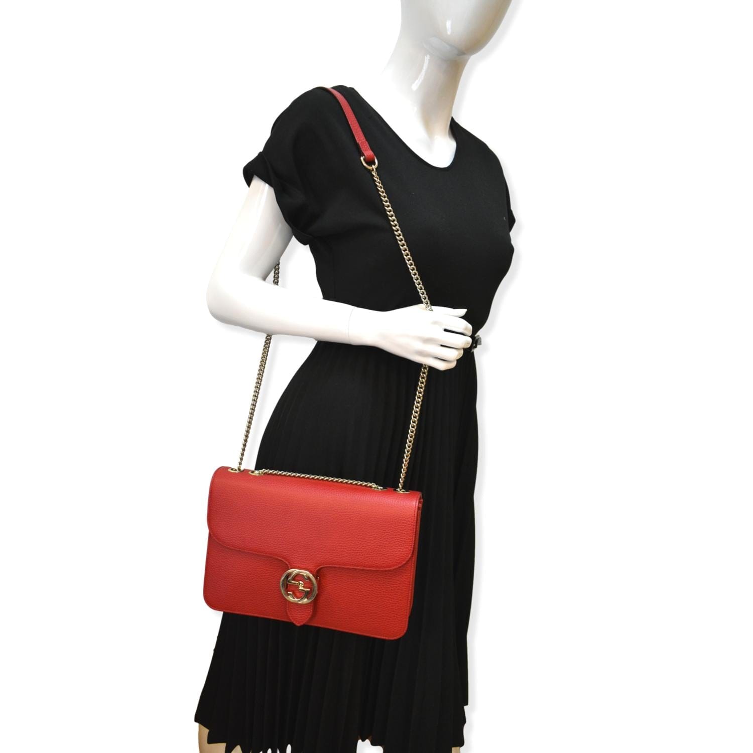 Gucci Borsa Interlocking GG Crossbody  Purses and handbags, Branded  handbags, Gucci leather