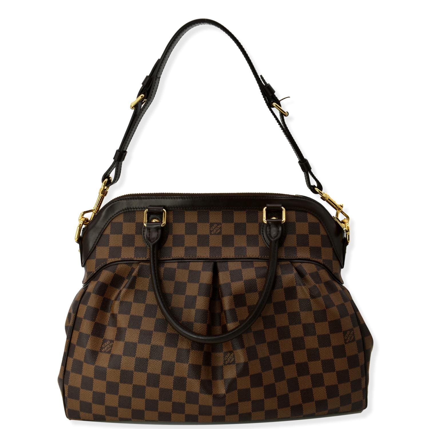 Trevi leather handbag Louis Vuitton Brown in Leather - 31388555