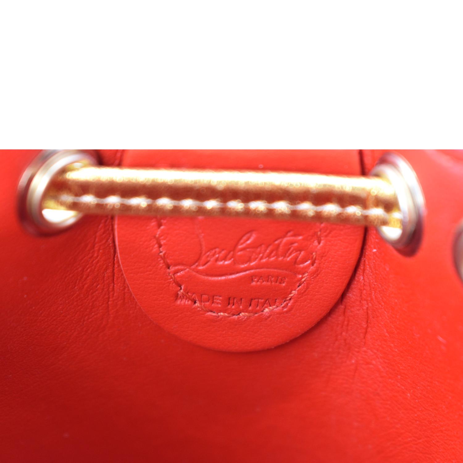 Marie jane leather handbag Christian Louboutin Gold in Leather