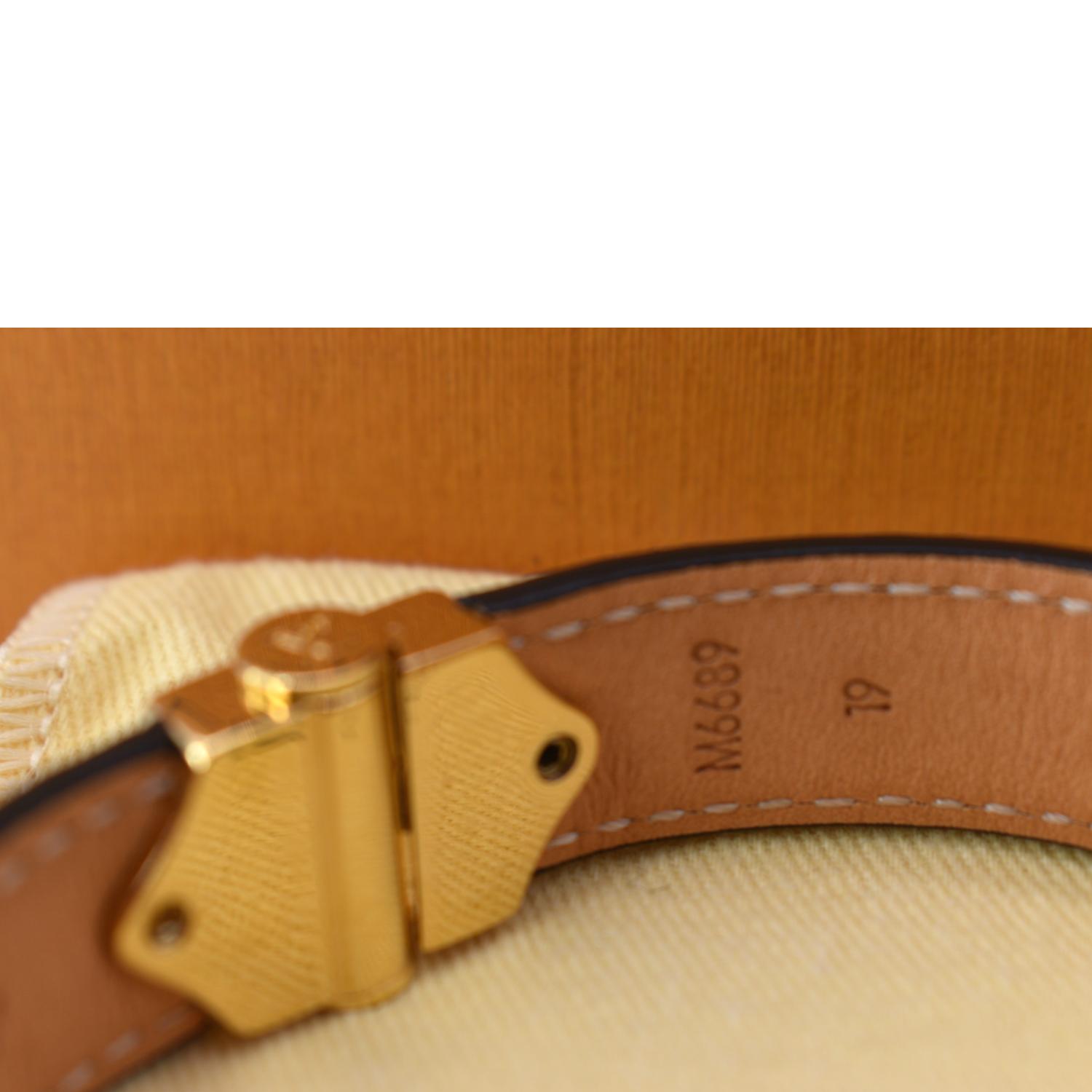 Used]Louis Vuitton monogram bracelet spirit bracelet brown M6689 - BE  FORWARD Store