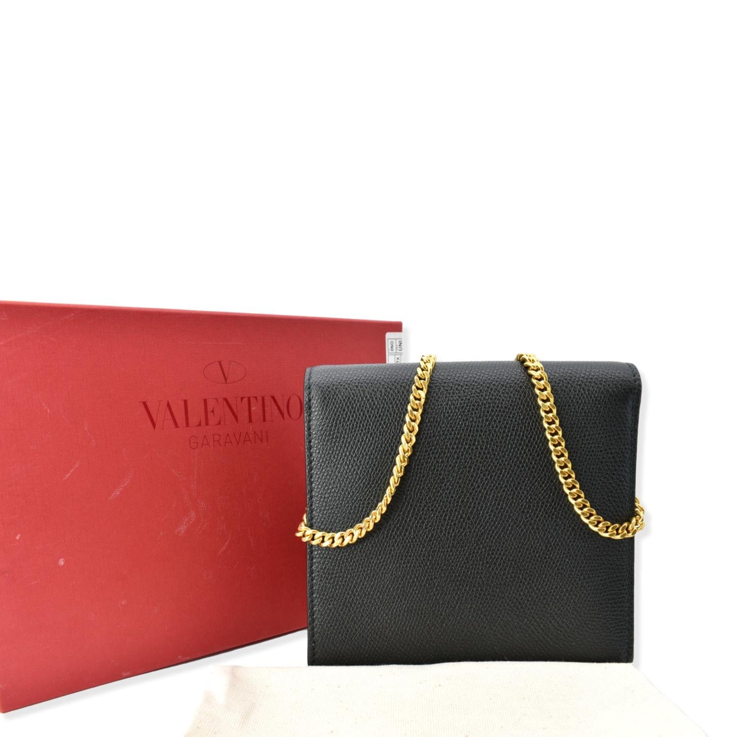 Vsling leather mini bag Valentino Garavani Pink in Leather - 27496305