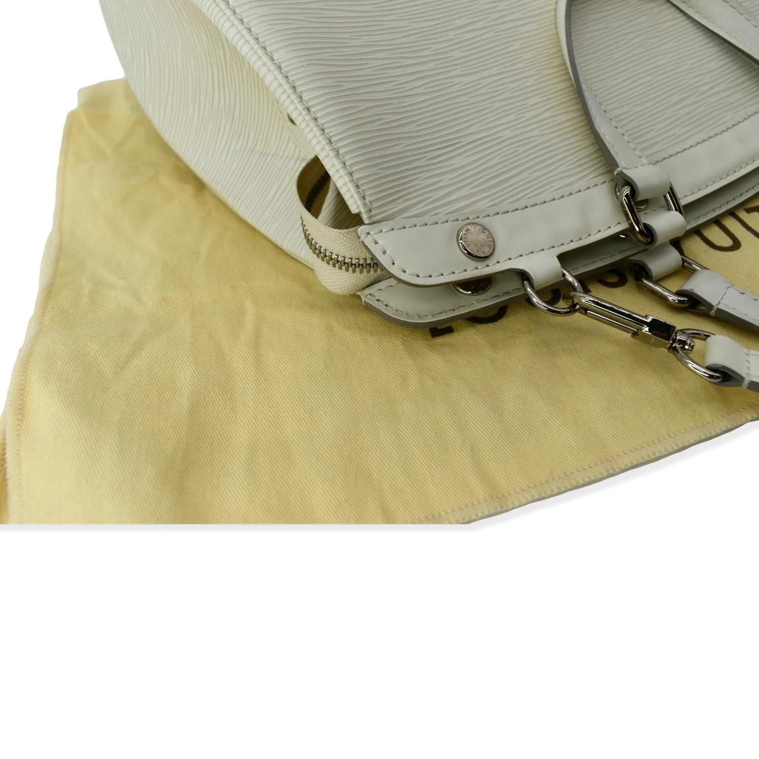 LOUIS VUITTON Brea MM Epi Leather Satchel Shoulder Bag Ivory-US
