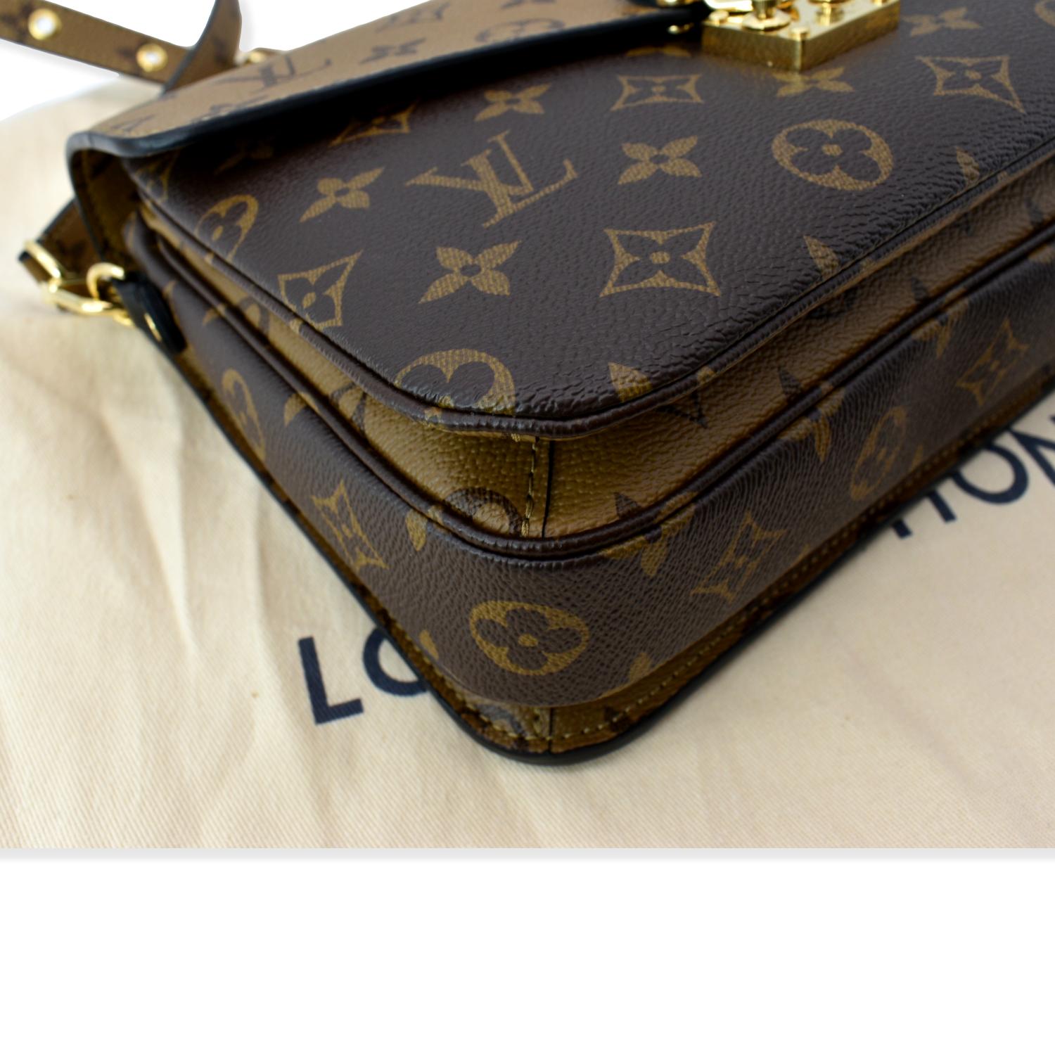 Louis Vuitton Pochette Metis Adjustable Strap Reverse Monogram Canvas Brown  2012991