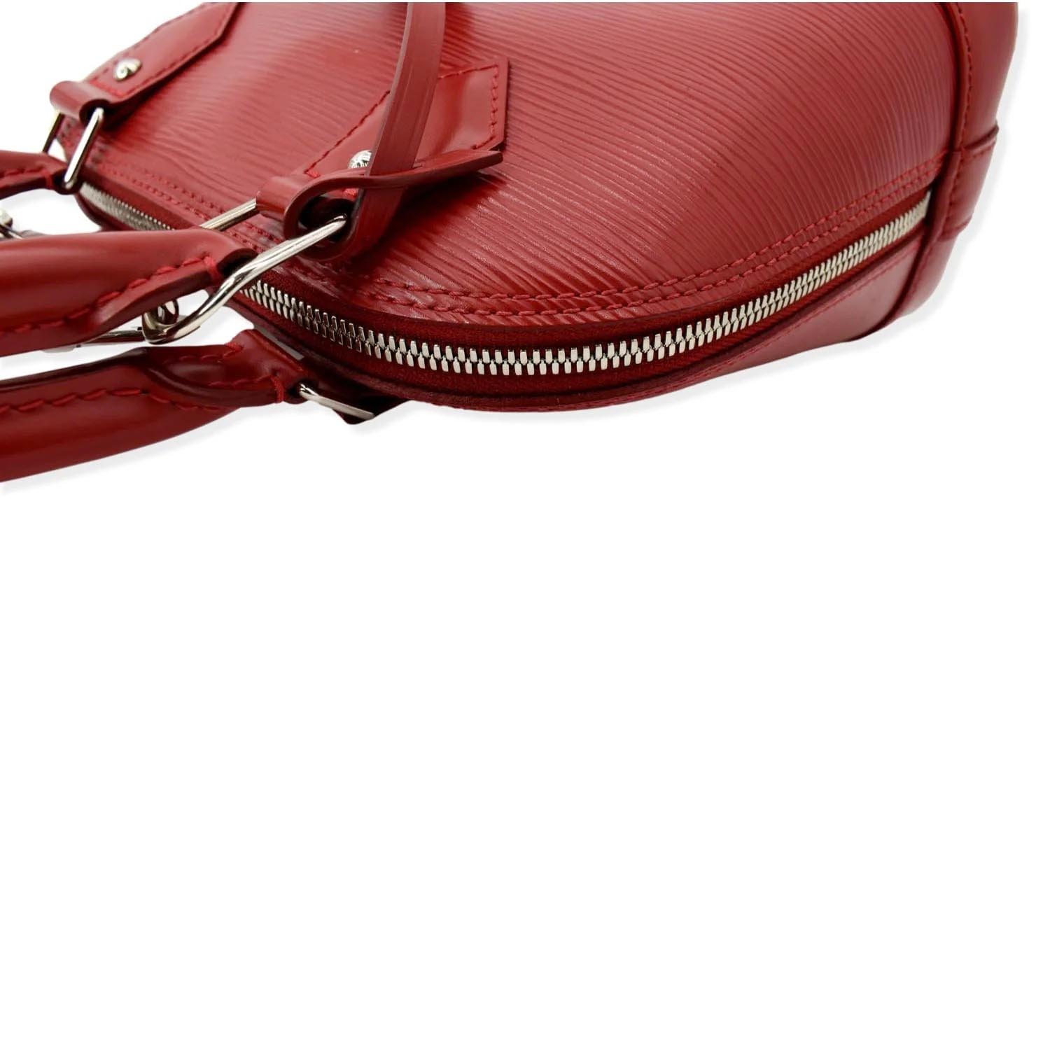 Handbag Louis Vuitton Alma Epi Red W/strap 122100069