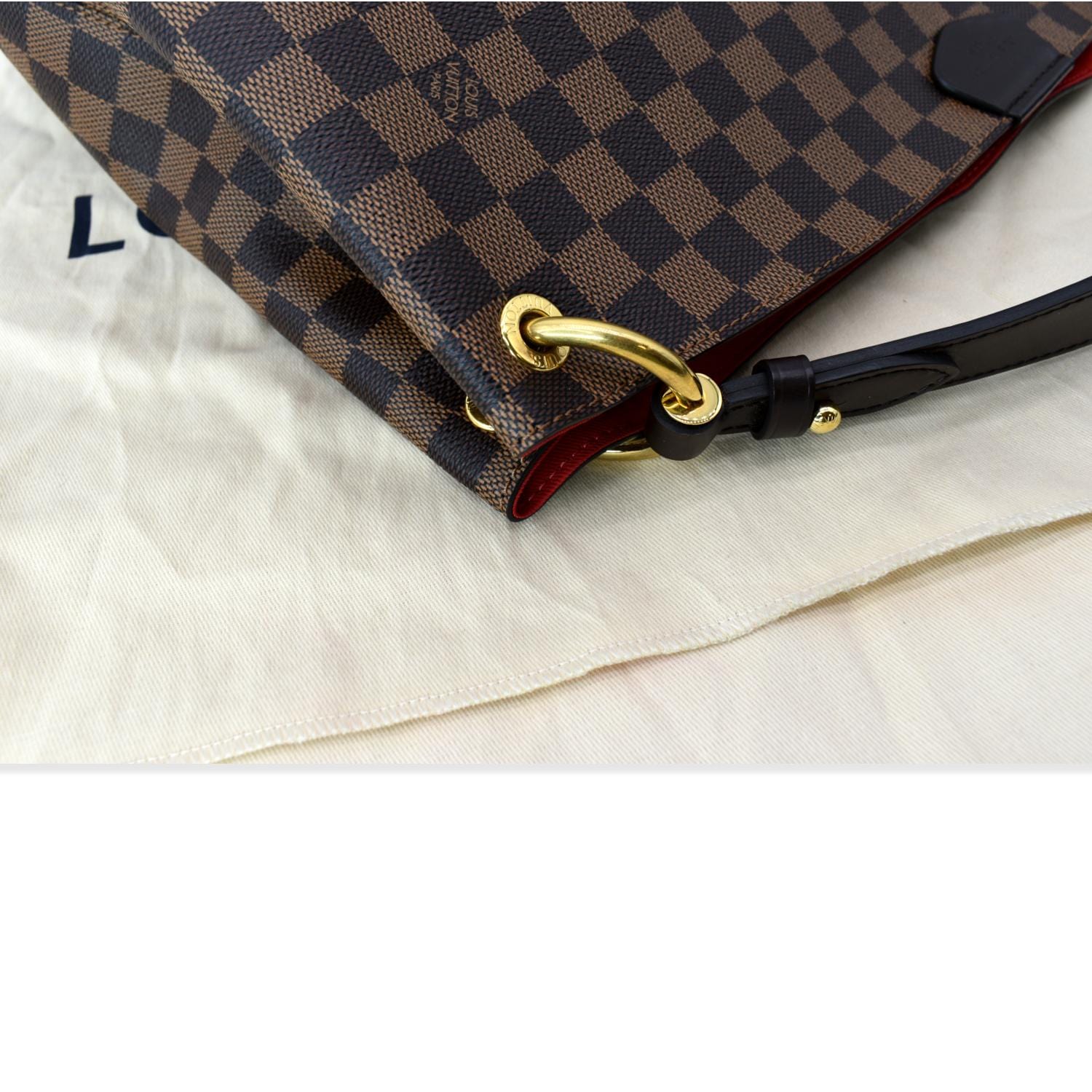 Graceful leather handbag Louis Vuitton Brown in Leather - 35816844