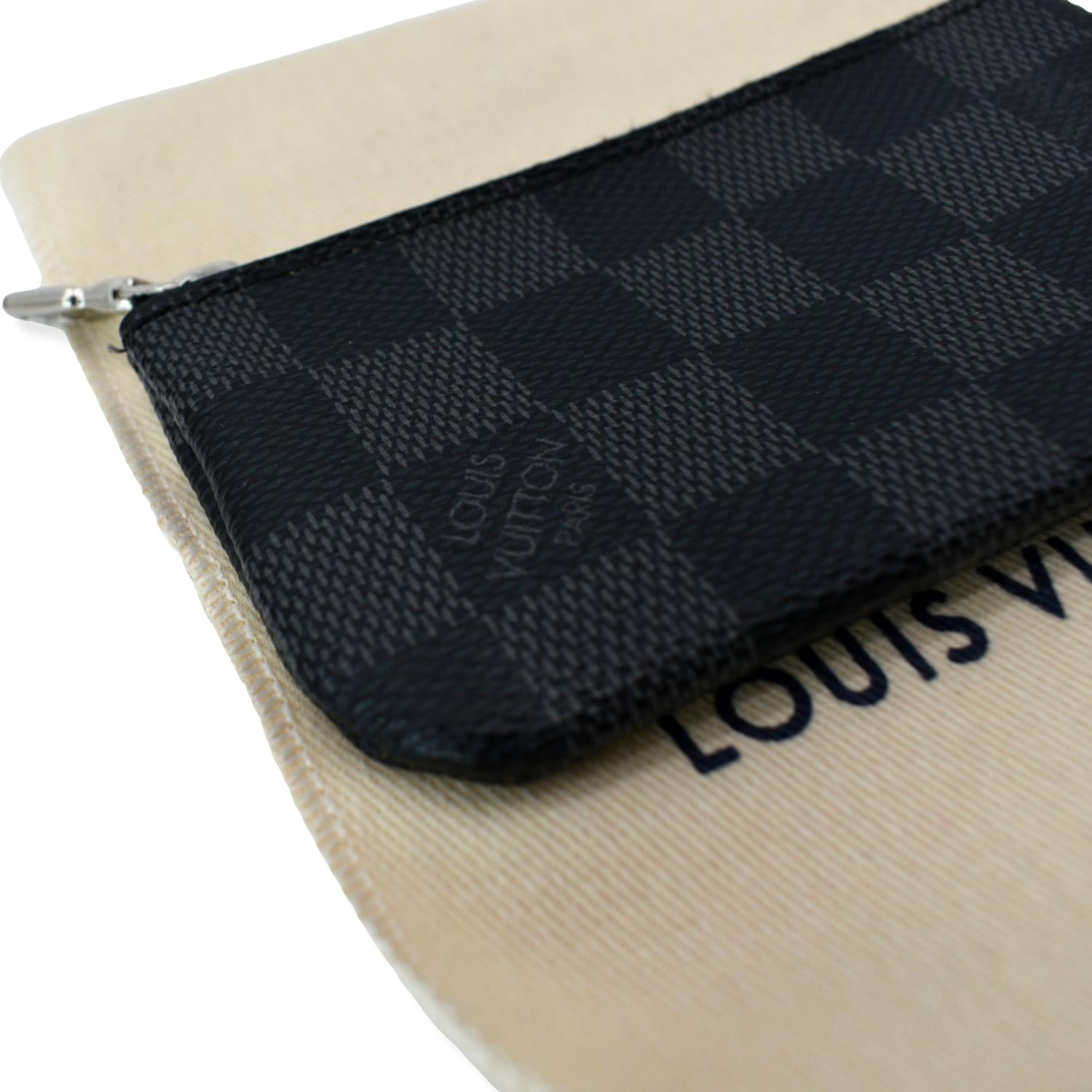Louis Vuitton Coin Card Holder Graphite Damier Graphite