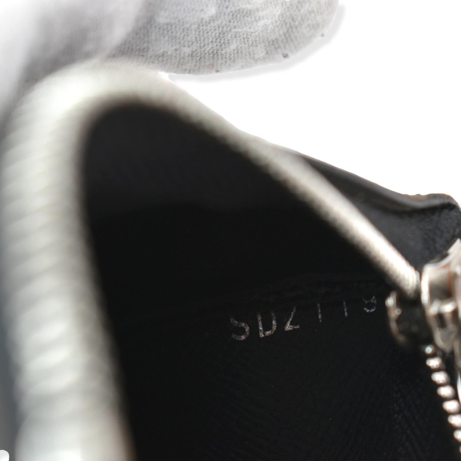 Louis Vuitton Pochette Cle Key Pouch Damier Graphite Black/Gray for Men