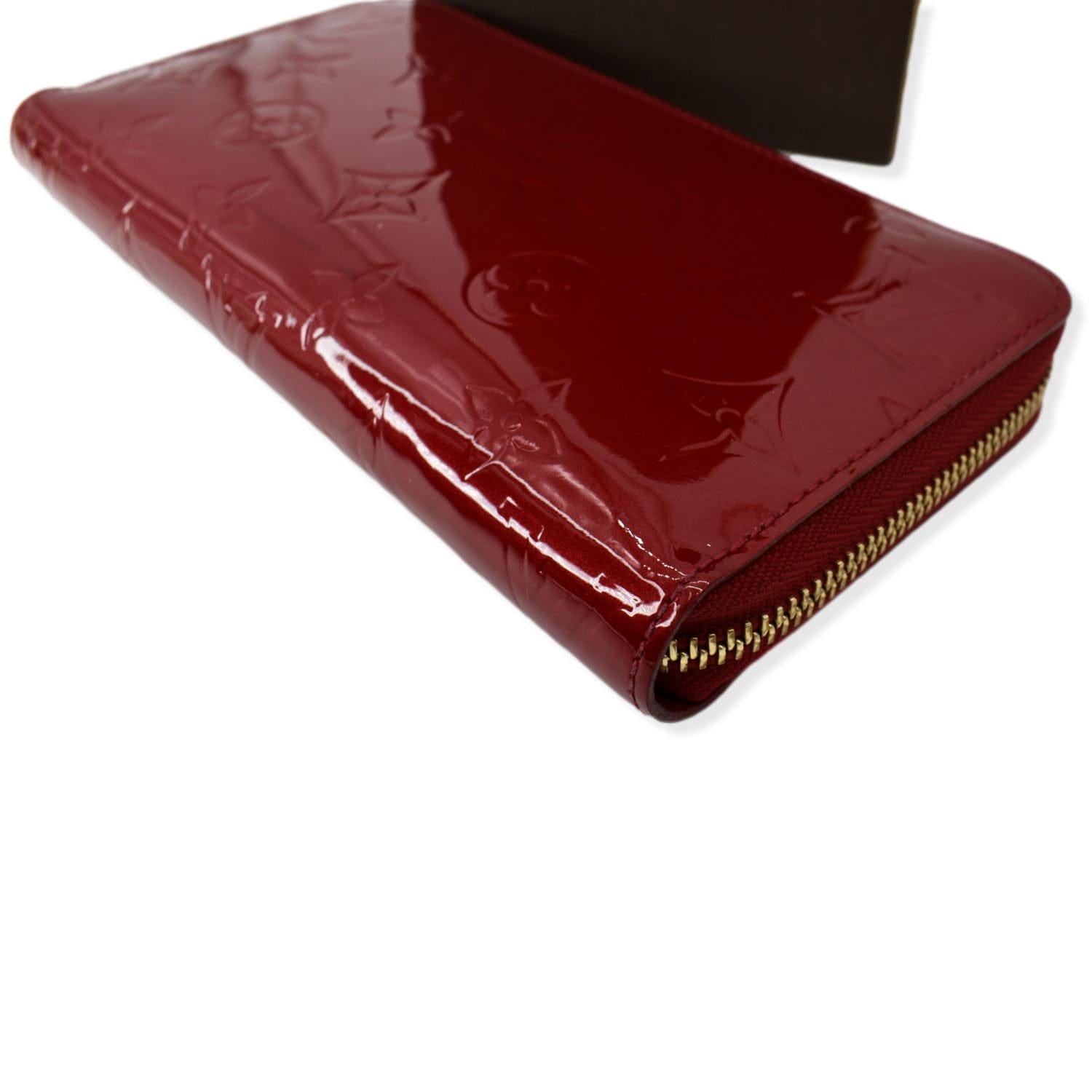 LOUIS VUITTON purse M91597 Zippy wallet Monogram Vernis pink pink Wome –