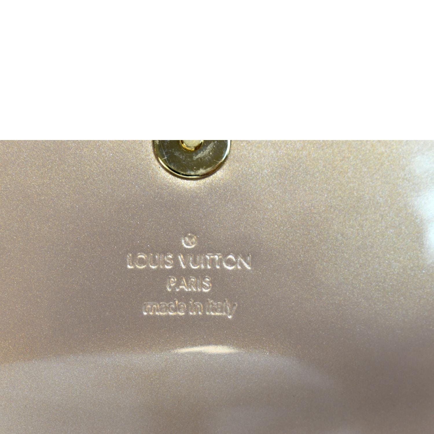 Louis Vuitton Citrine Vernis Sobe Clutch Louis Vuitton