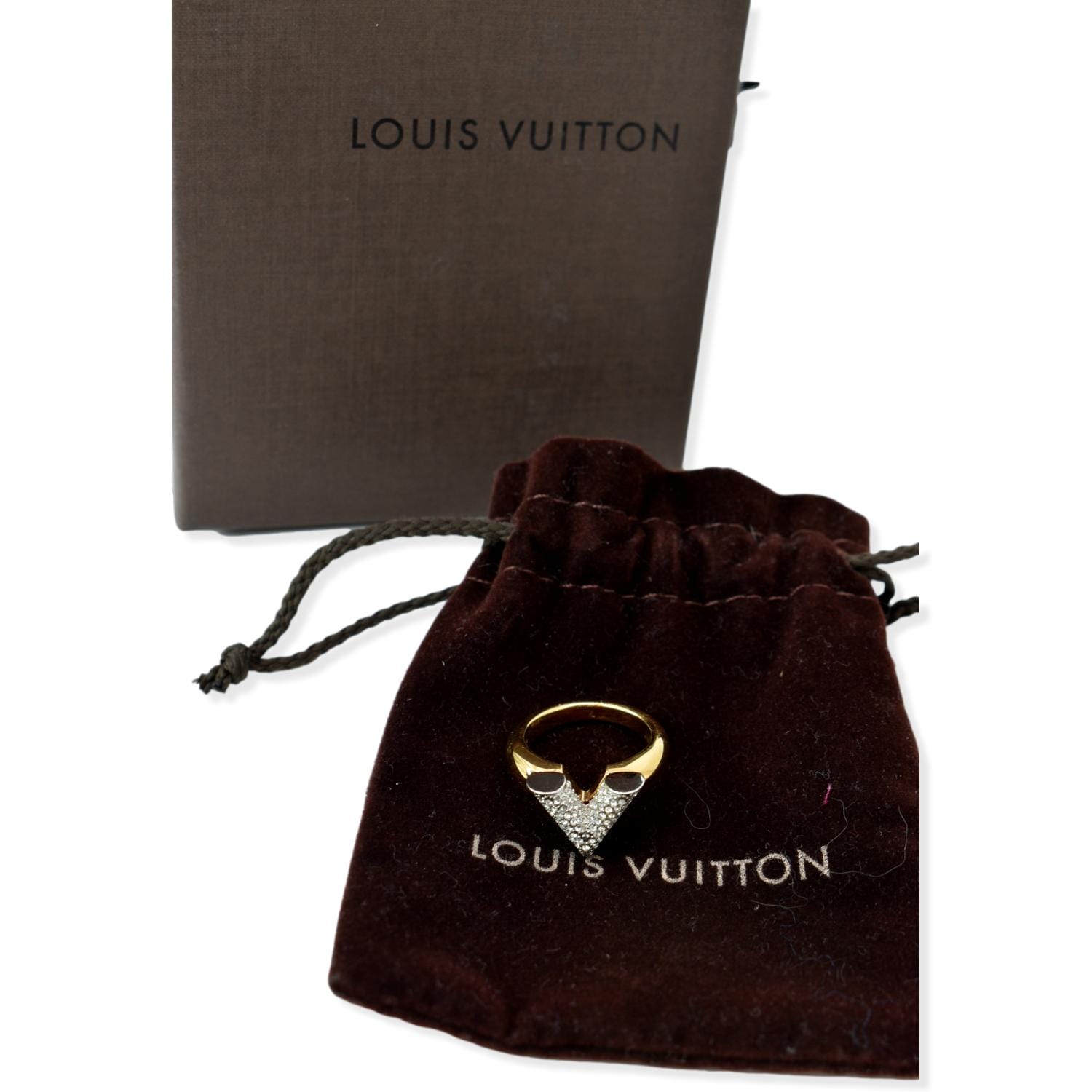 Louis Vuitton Authenticated Essential V Ring