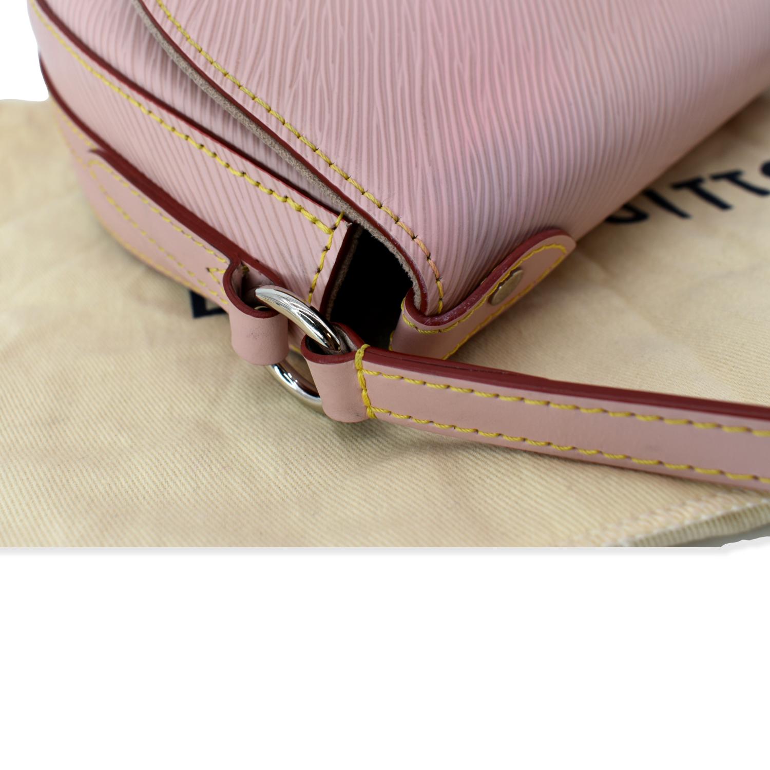Louis Vuitton, Bags, Louis Vuitton Epi Saint Cloud Gm Shoulder Bag Red  M5297 Lv Auth 3467