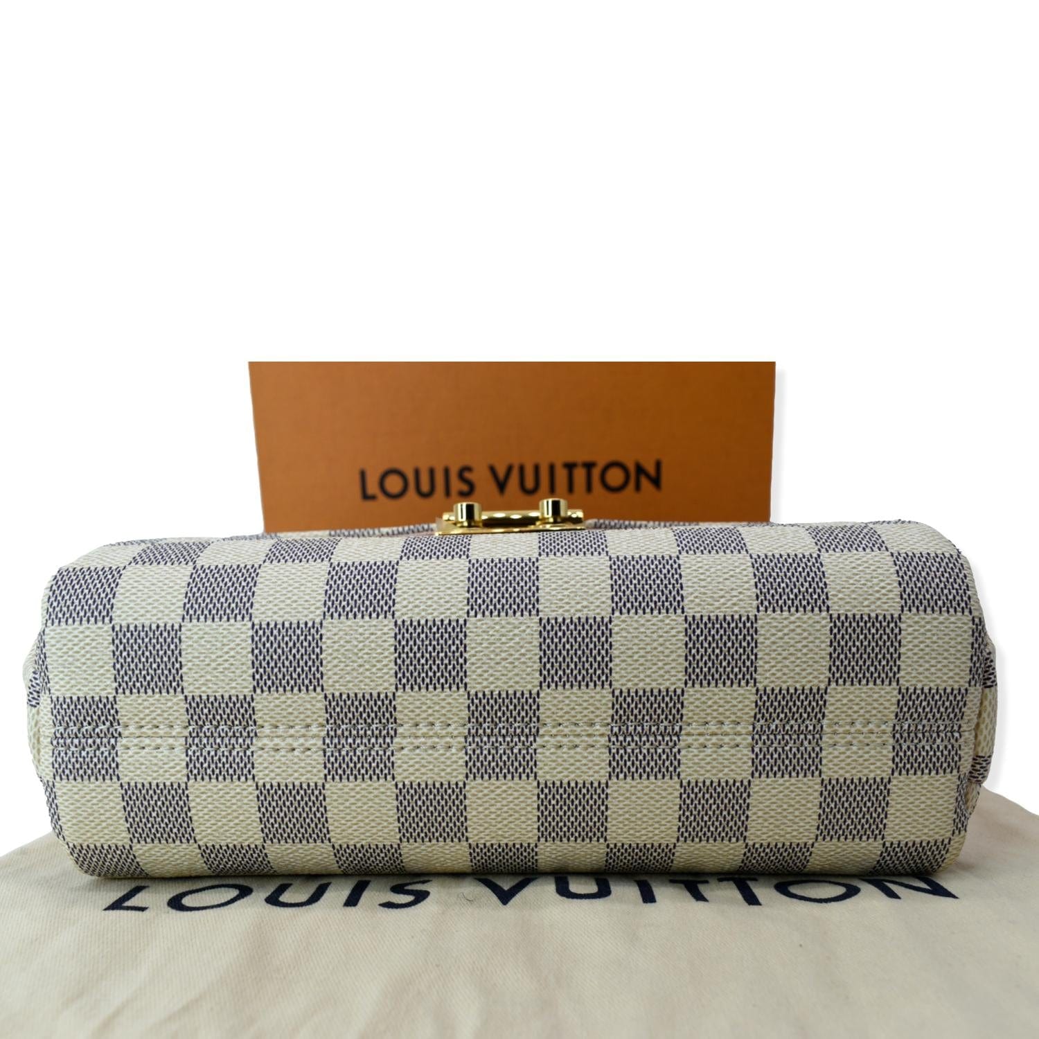 Louis Vuitton Neutrals, Pattern Print Damier Azur Croisette