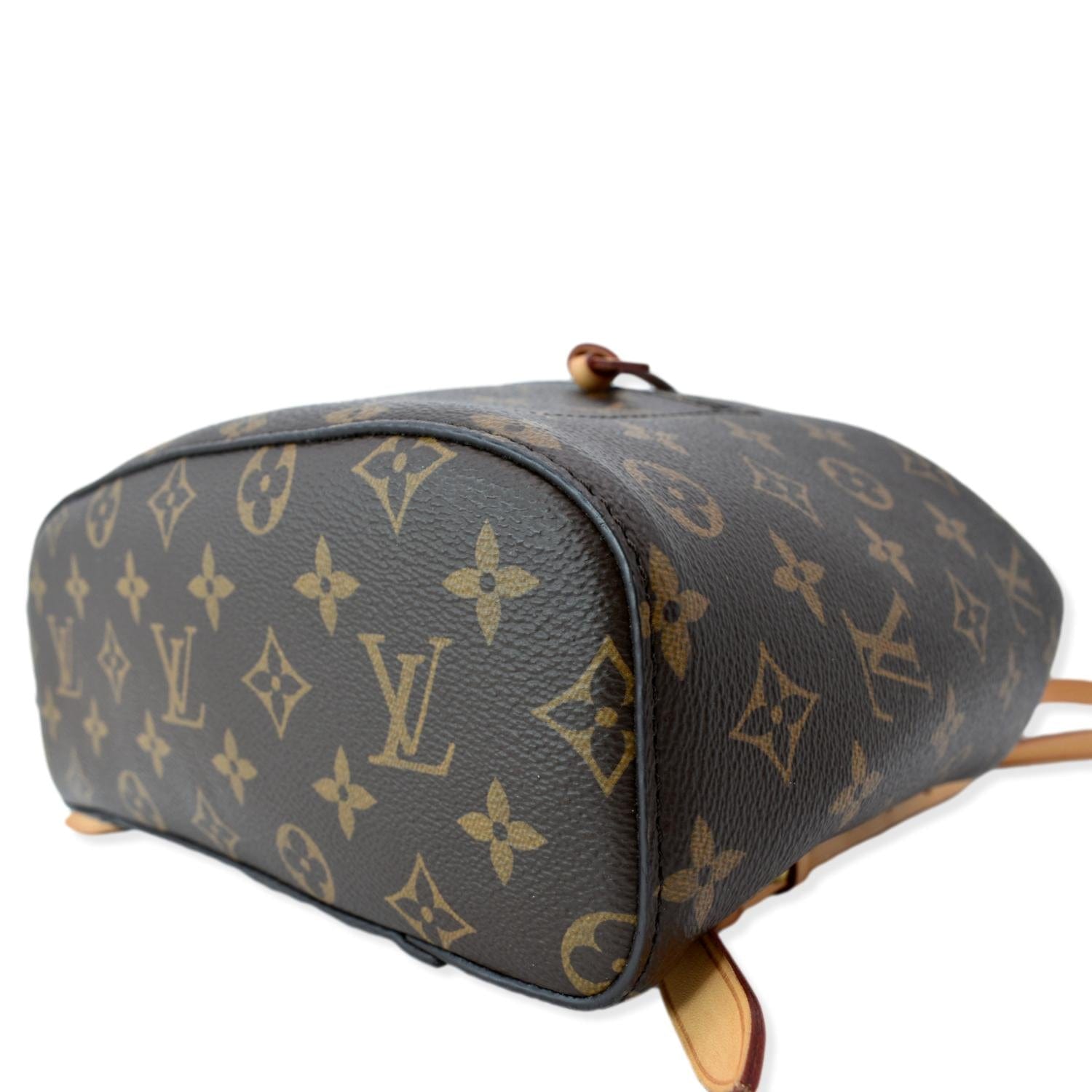 Louis Vuitton Montsouris NM Backpack Monogram Canvas with Leather PM Black  2376922