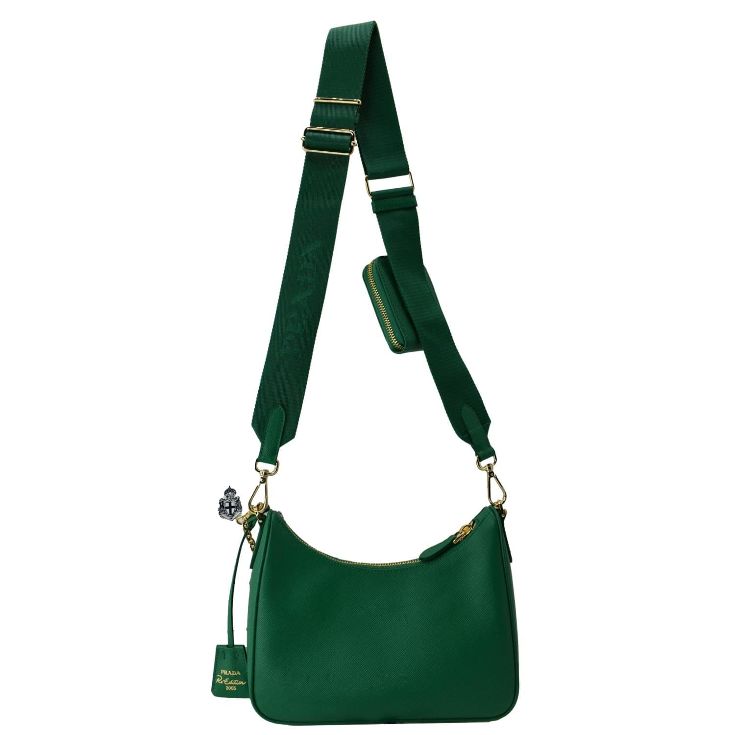 Re Edition 2005 Small Shoulder Bag in Green - Prada