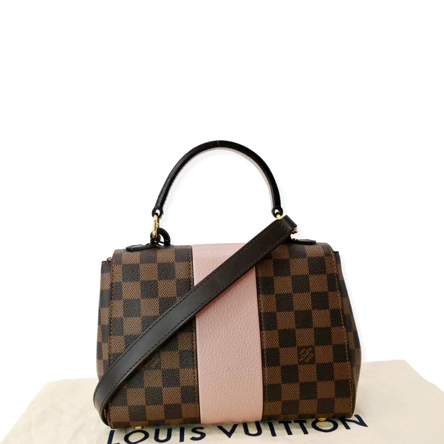Louis Vuitton Bond Street Handbag Damier with Leather BB Black 2386091
