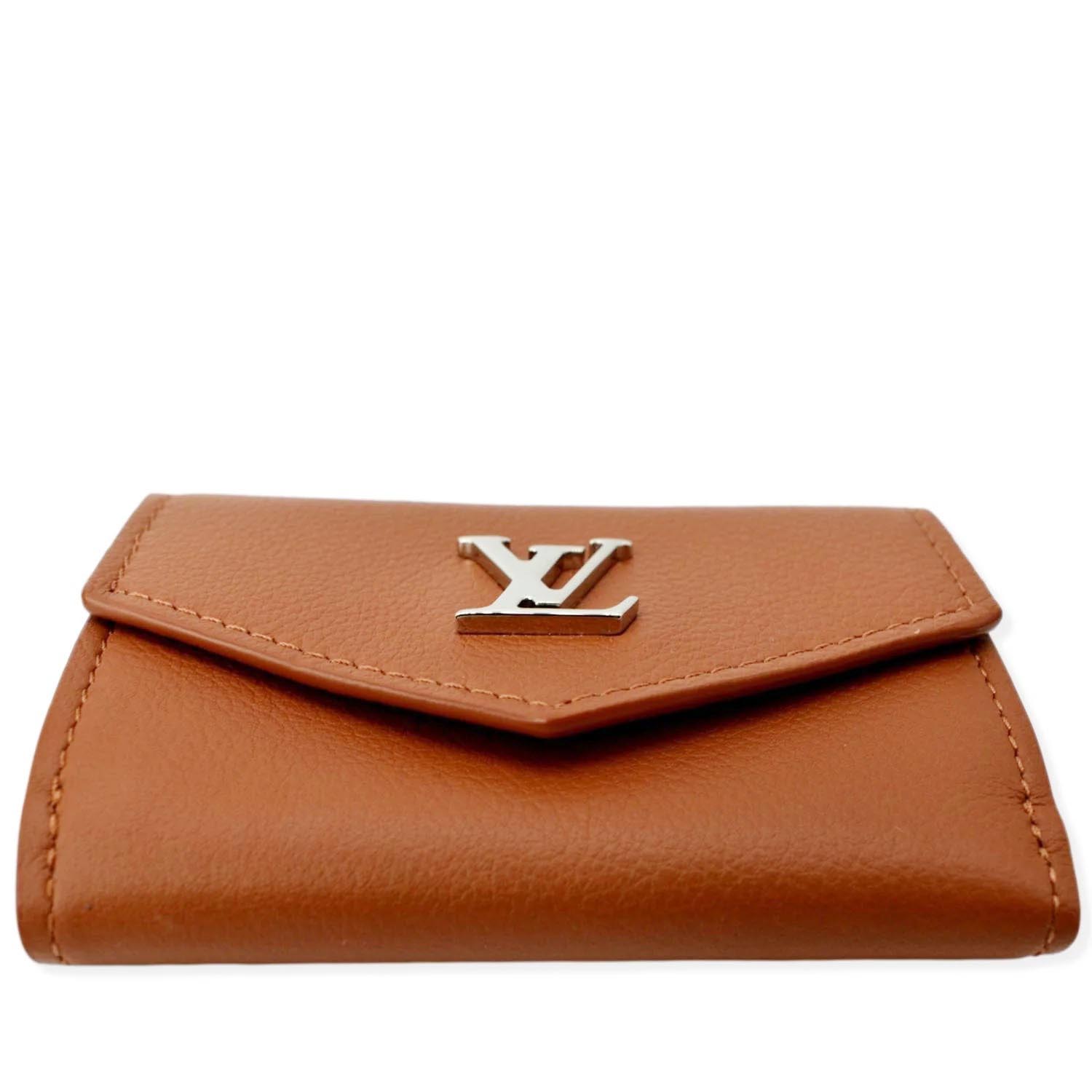 Louis Vuitton Lockmini Wallet Leather Black 125209394