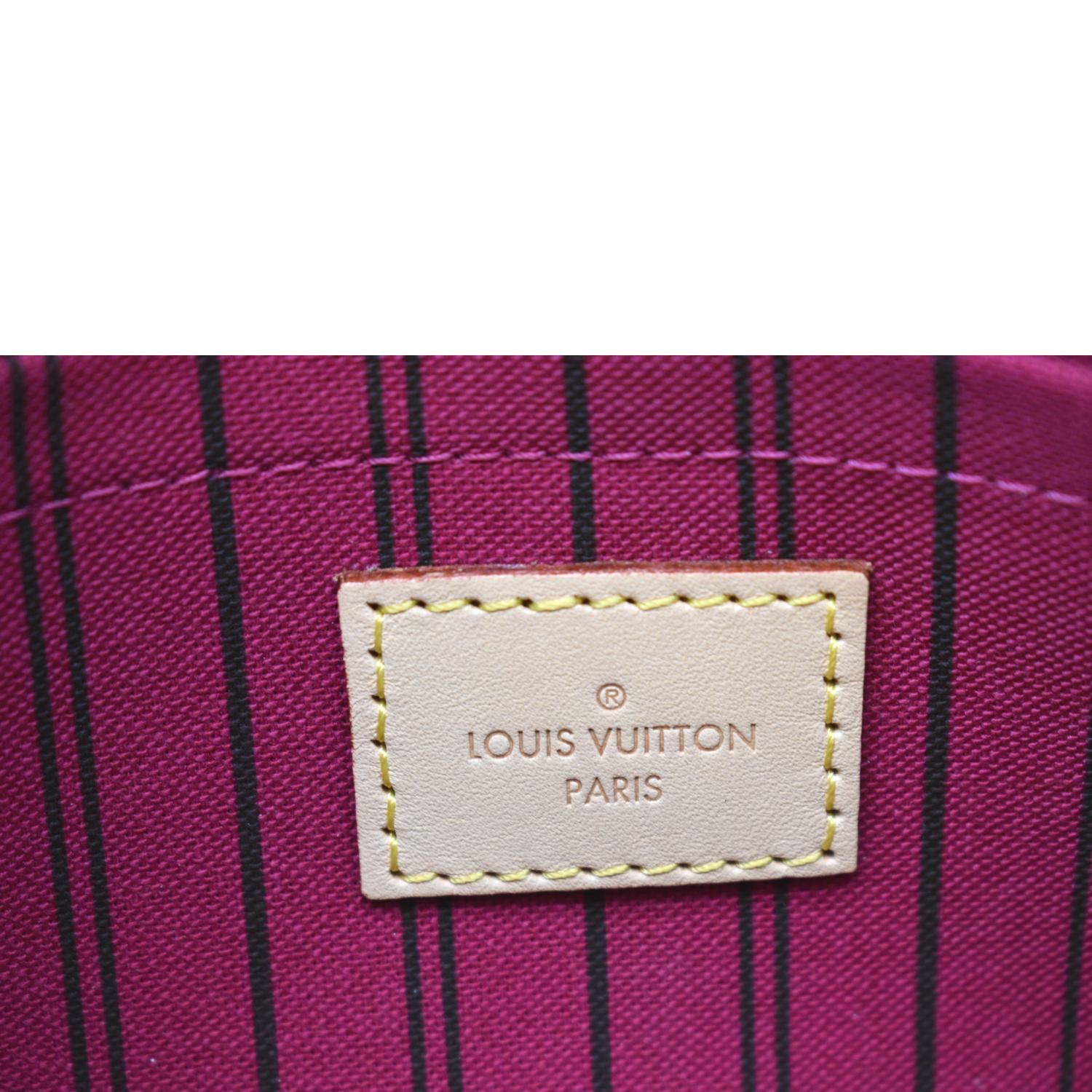 🔥NEW AUTHENTIC LOUIS VUITTON Large Monogram Pink Pouch Pochette Clutch  Wristlet