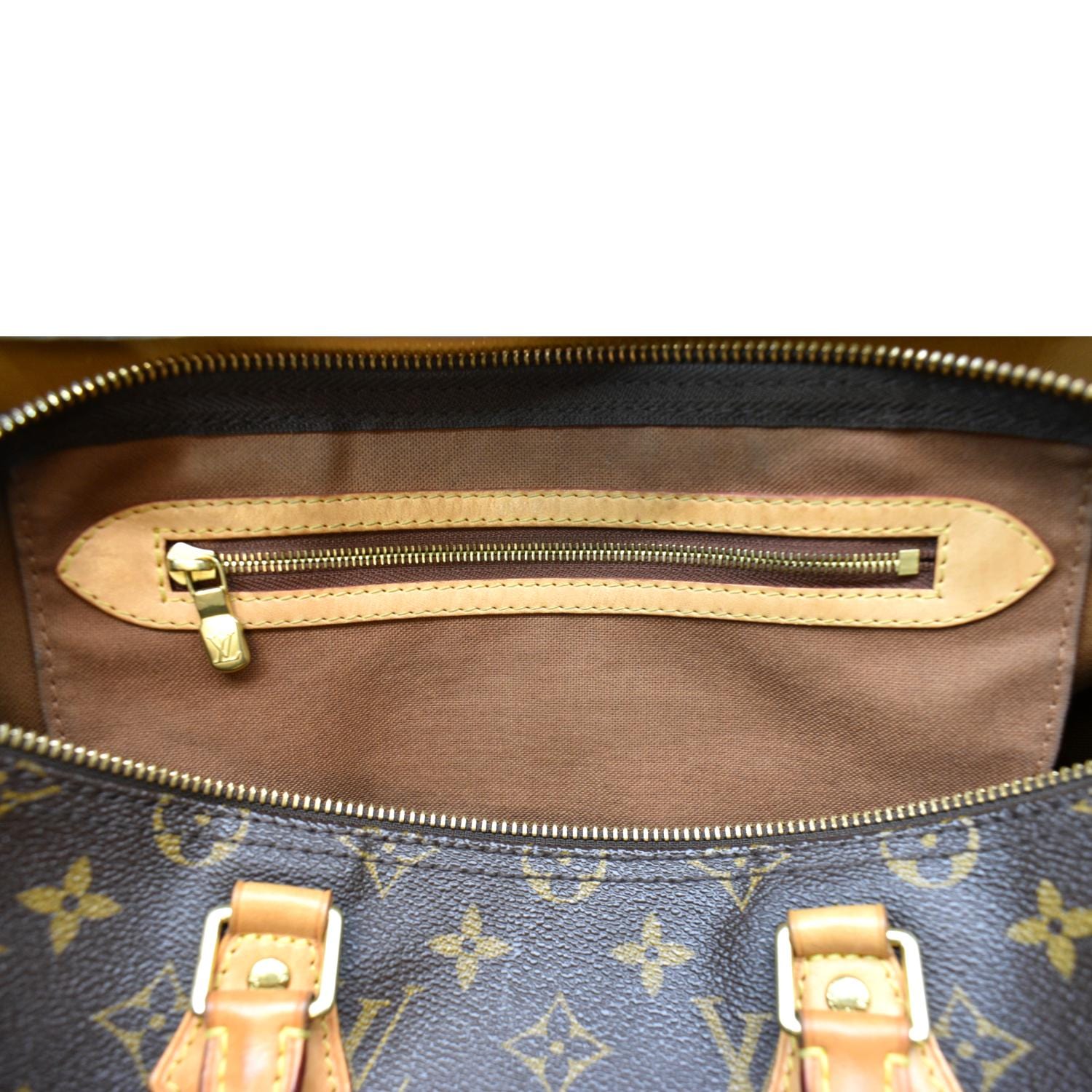 Louis Vuitton Monogram Speedy 35 - Brown Handle Bags, Handbags - LOU799916