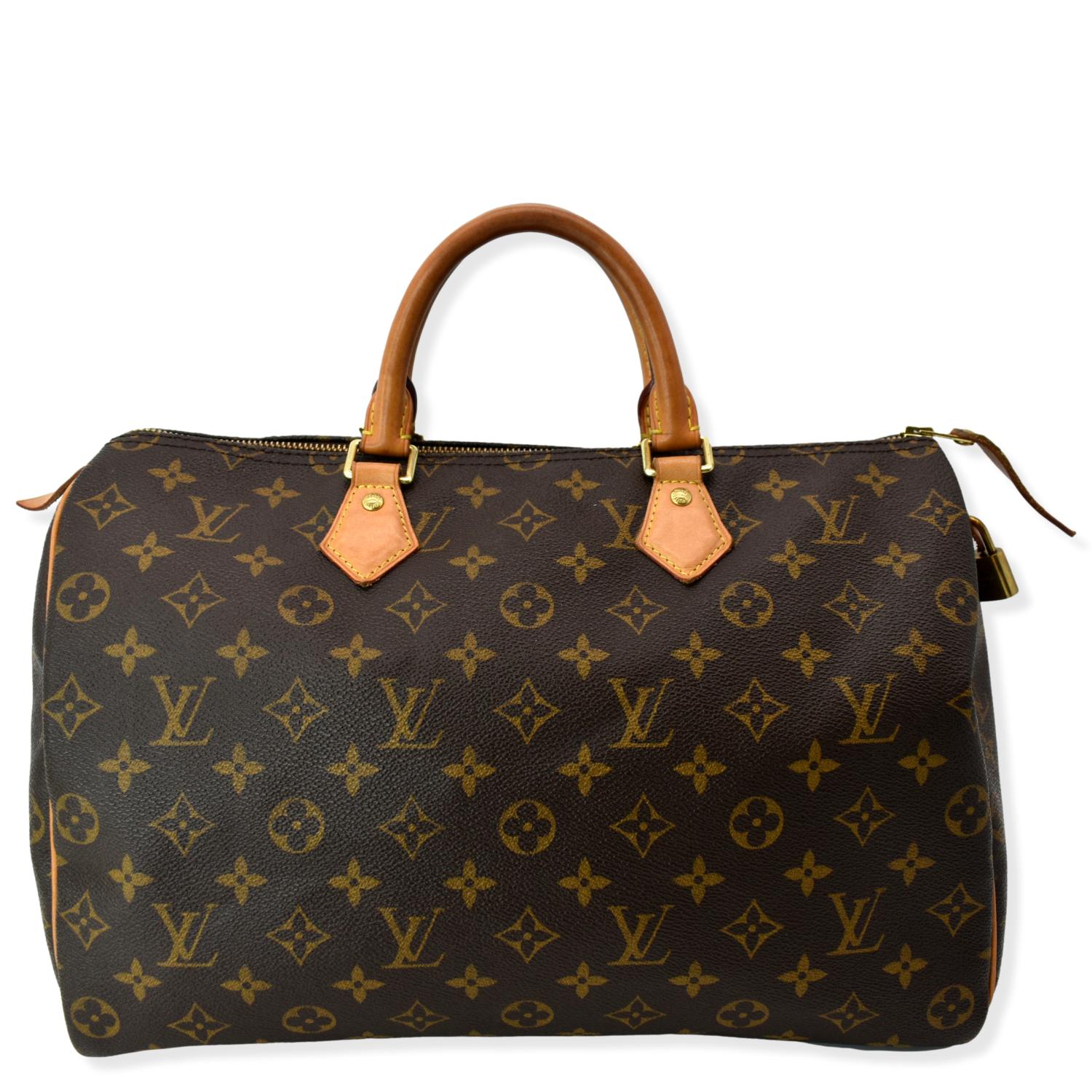 Louis-Vuitton Handbag Monogram Speedy 35 USA Limited Edition Authentic