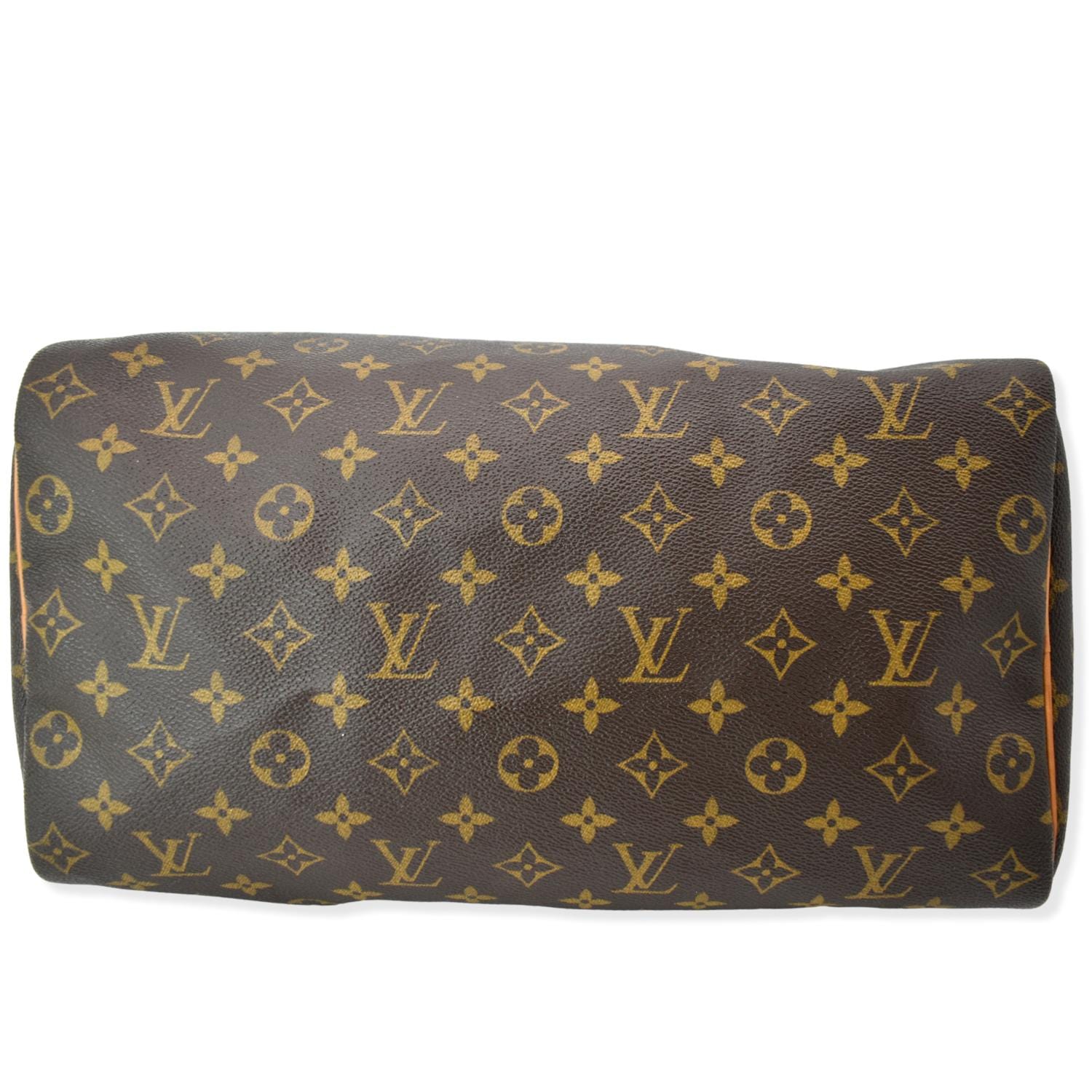 Authentic Louis Vuitton Speedy 35 Hand Bag Monogram Brown #17009