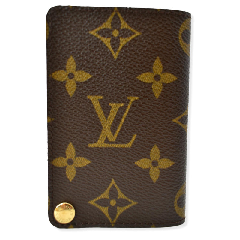 Vintage Louis Vuitton LV Brown Monogram Jotter Note Card Case