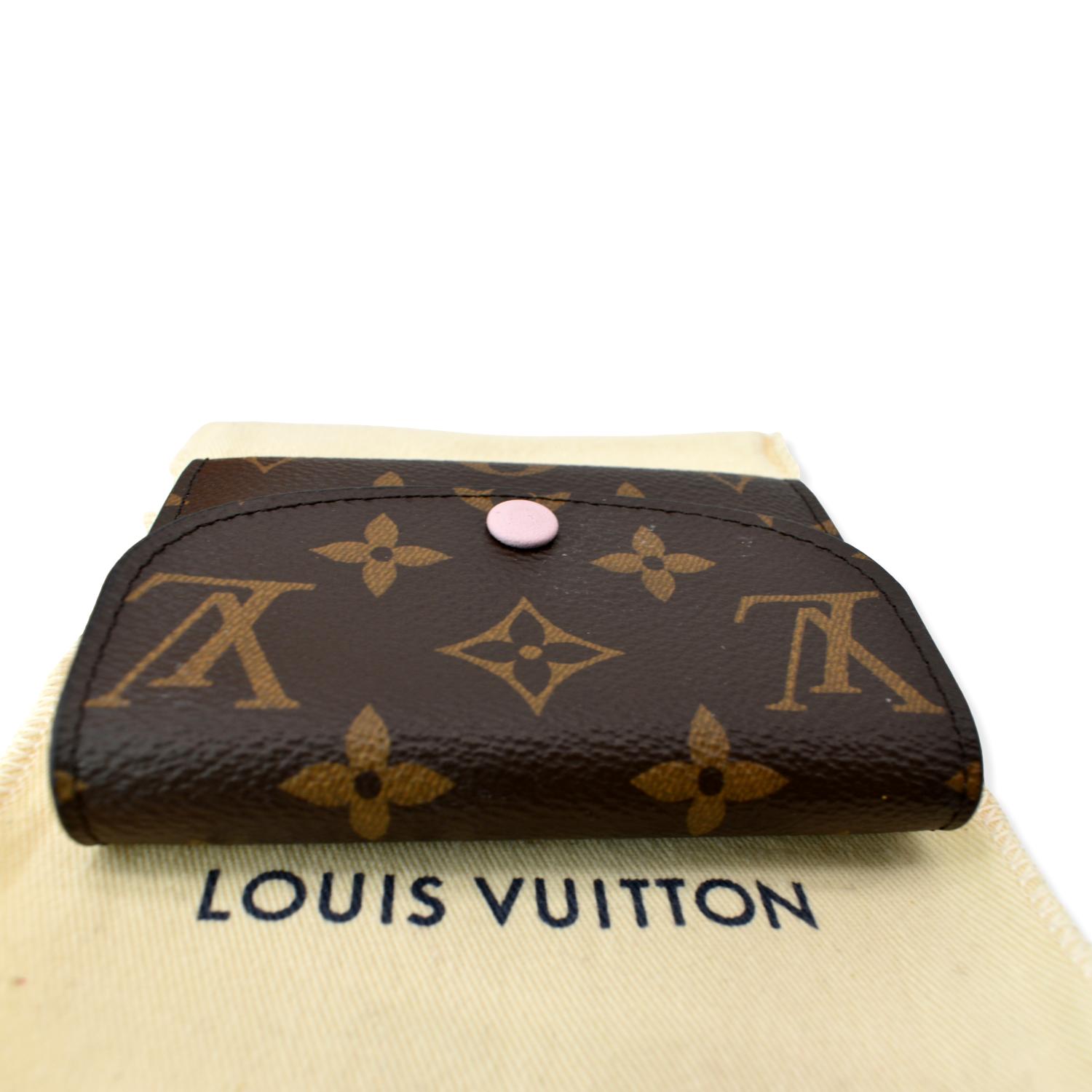 Louis Vuitton Burgundy Monogram Rosalie Compact Wallet Coin Purse 1222lv32  at 1stDibs