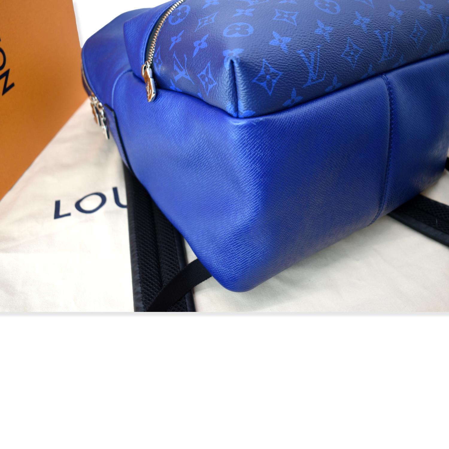 Louis Vuitton, Bags, Louis Vuitton Discovery Backpack Monogram Taigarama Pm  Blue