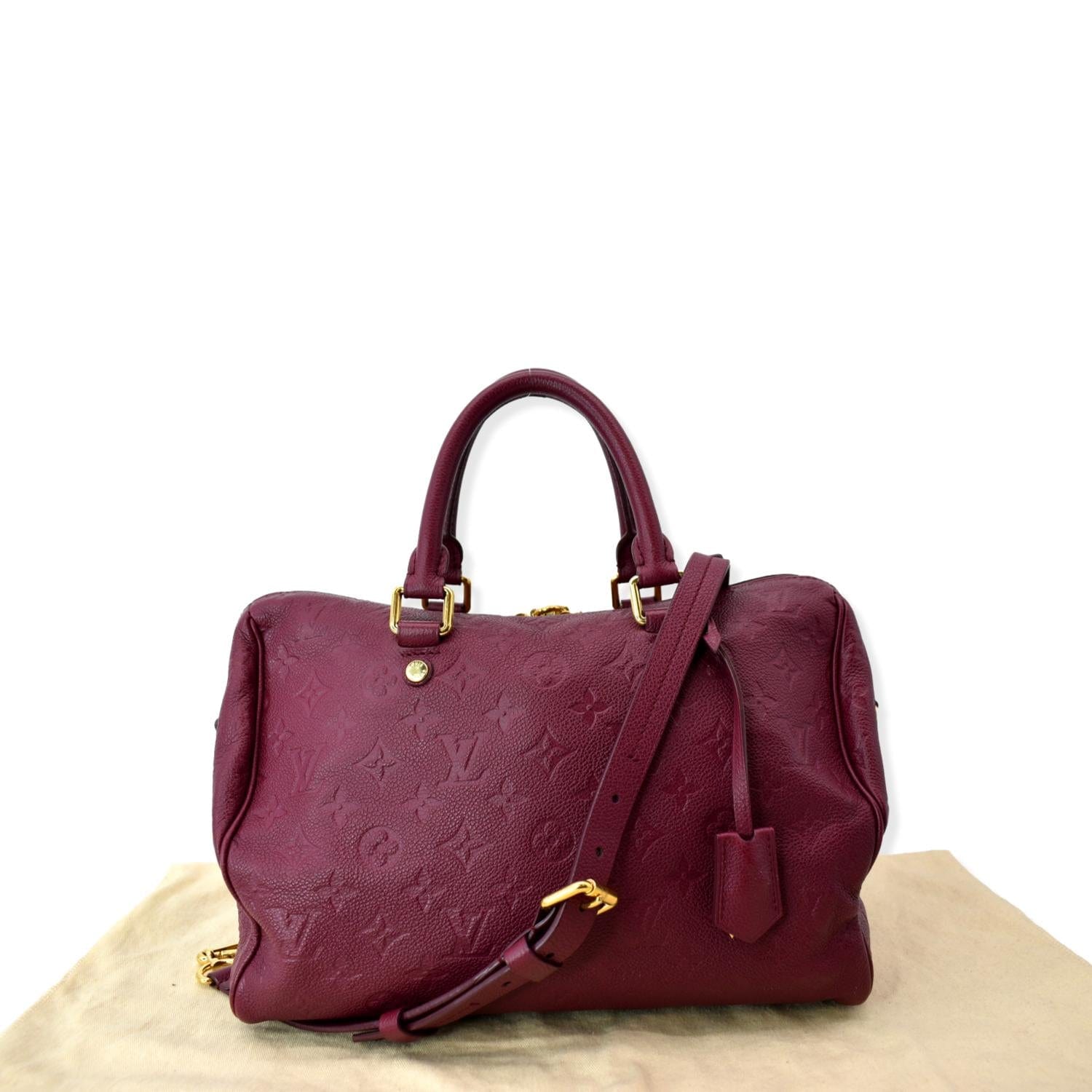 Speedy bandoulière leather handbag Louis Vuitton Multicolour in Leather -  29840720