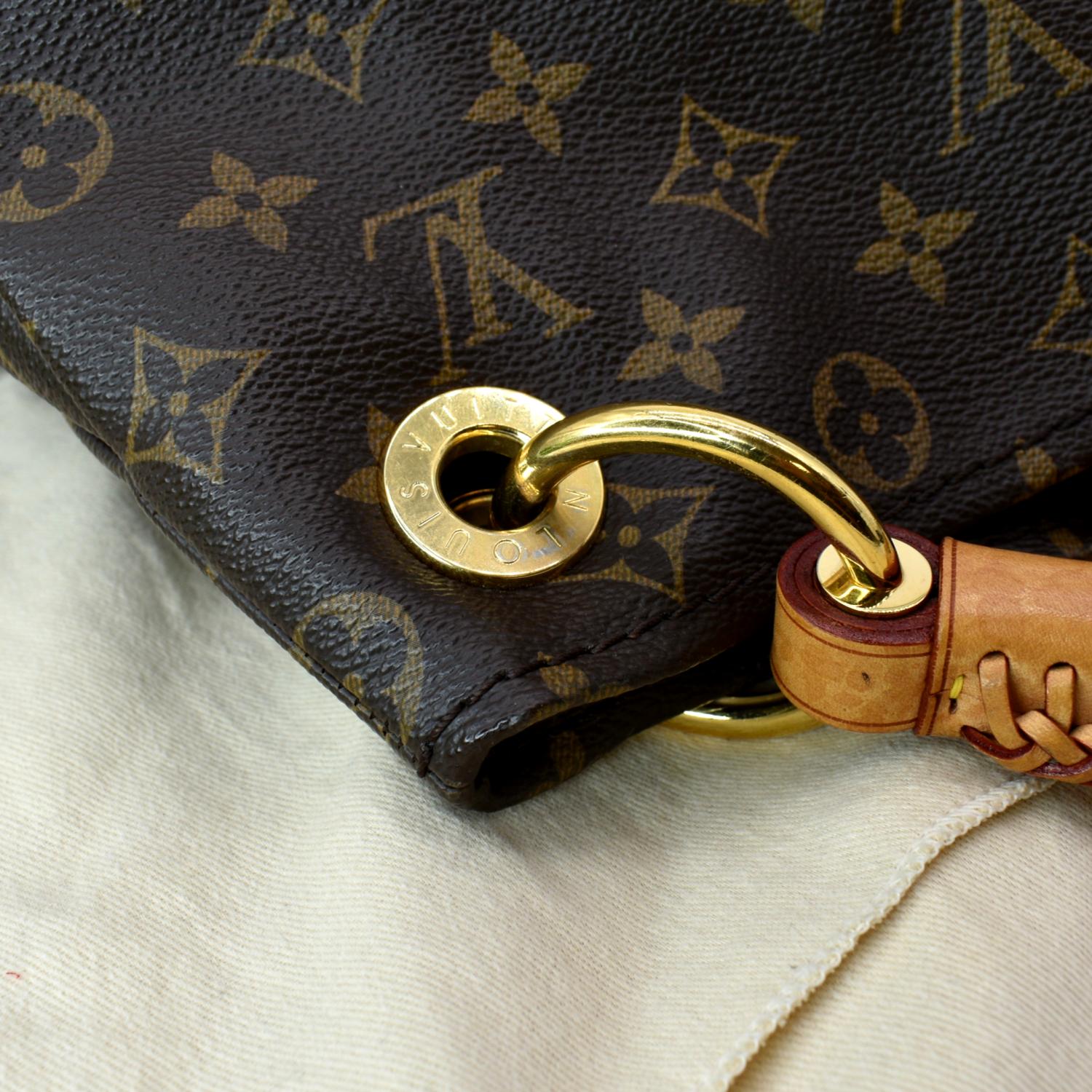 Louis Vuitton Monogram Artsy MM Hobo Bag Braided Handle 2l14