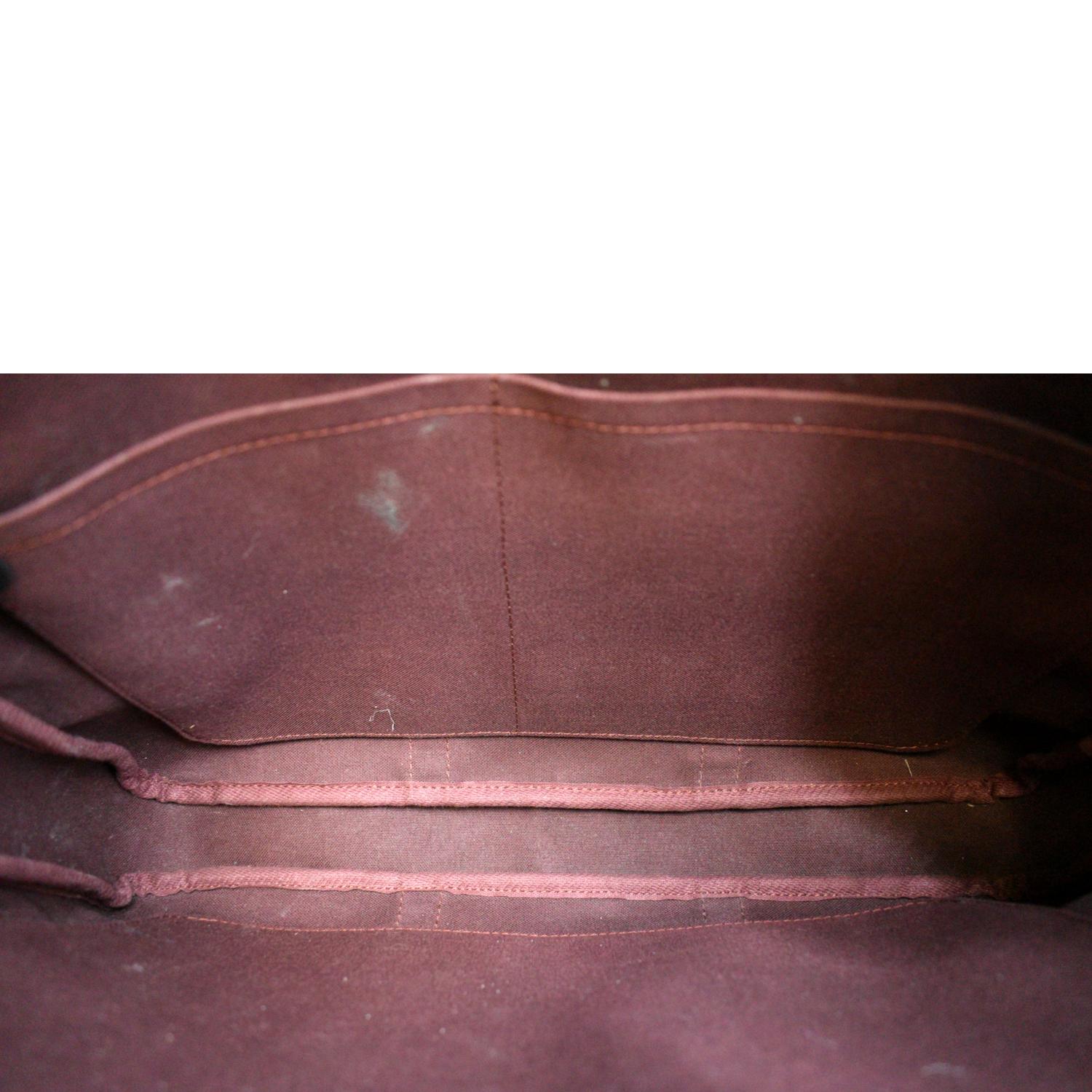 Louis+Vuitton+Porte-Documents+Briefcase+Medium+Brown+Leather for