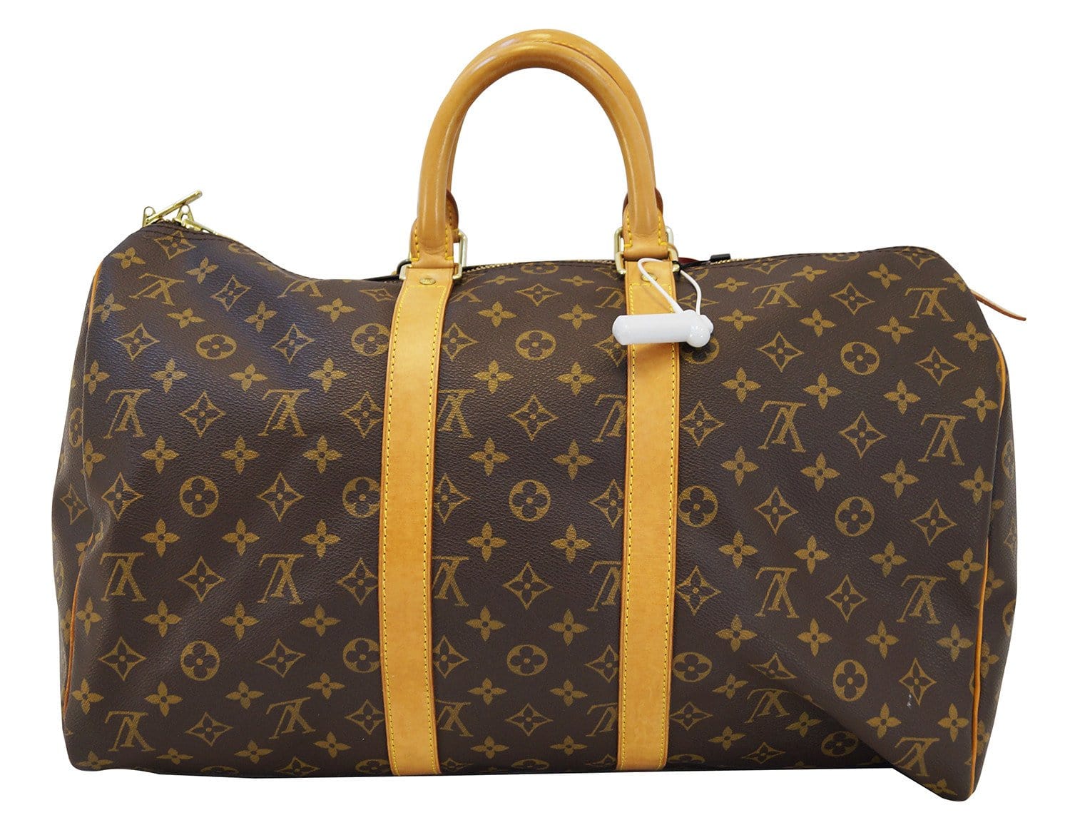 Handbags Louis Vuitton Louis Vuitton Damier Ebene Keepall 45 Boston Bag LV Auth 26495a