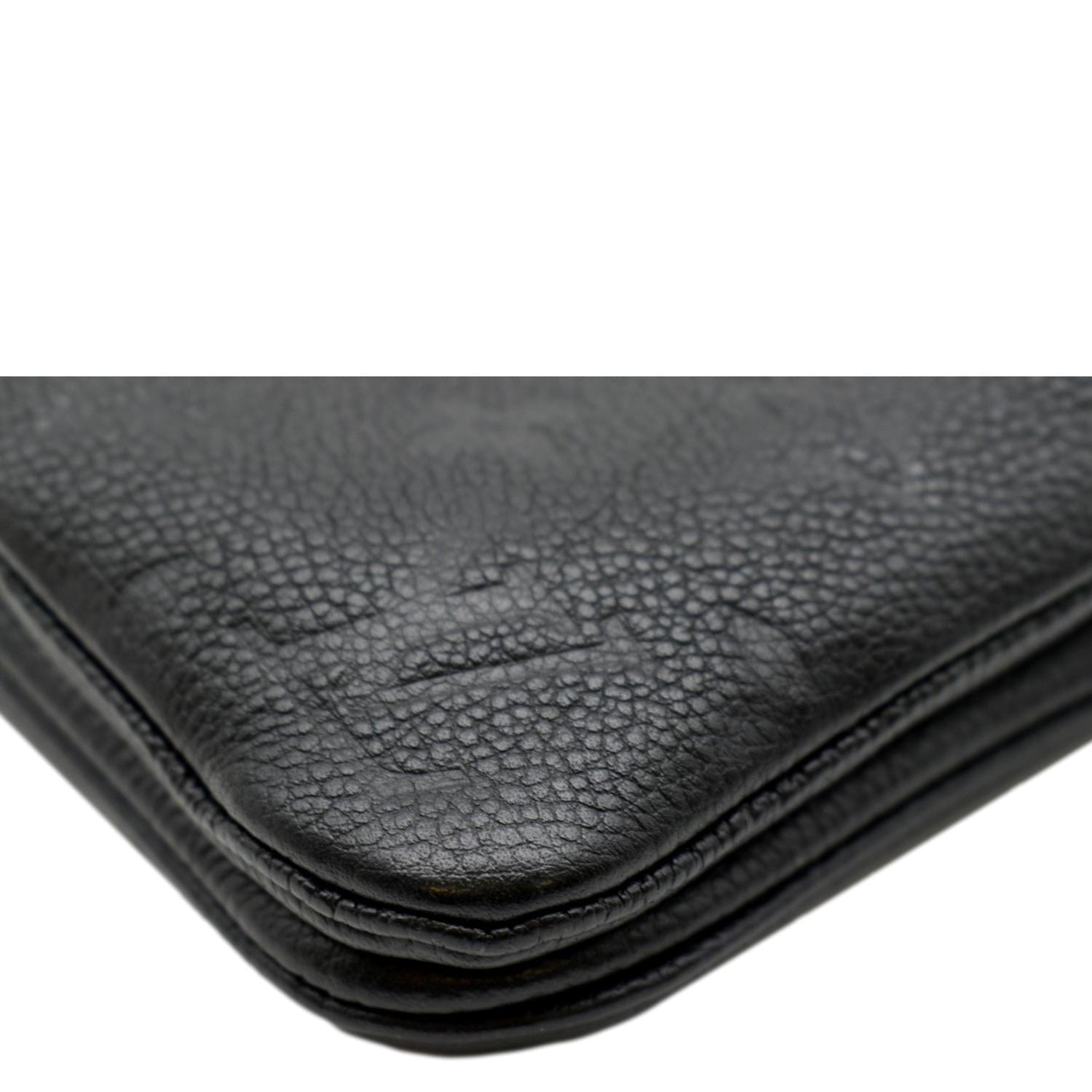 Double Zip Pochette Bicolor Empreinte – Keeks Designer Handbags