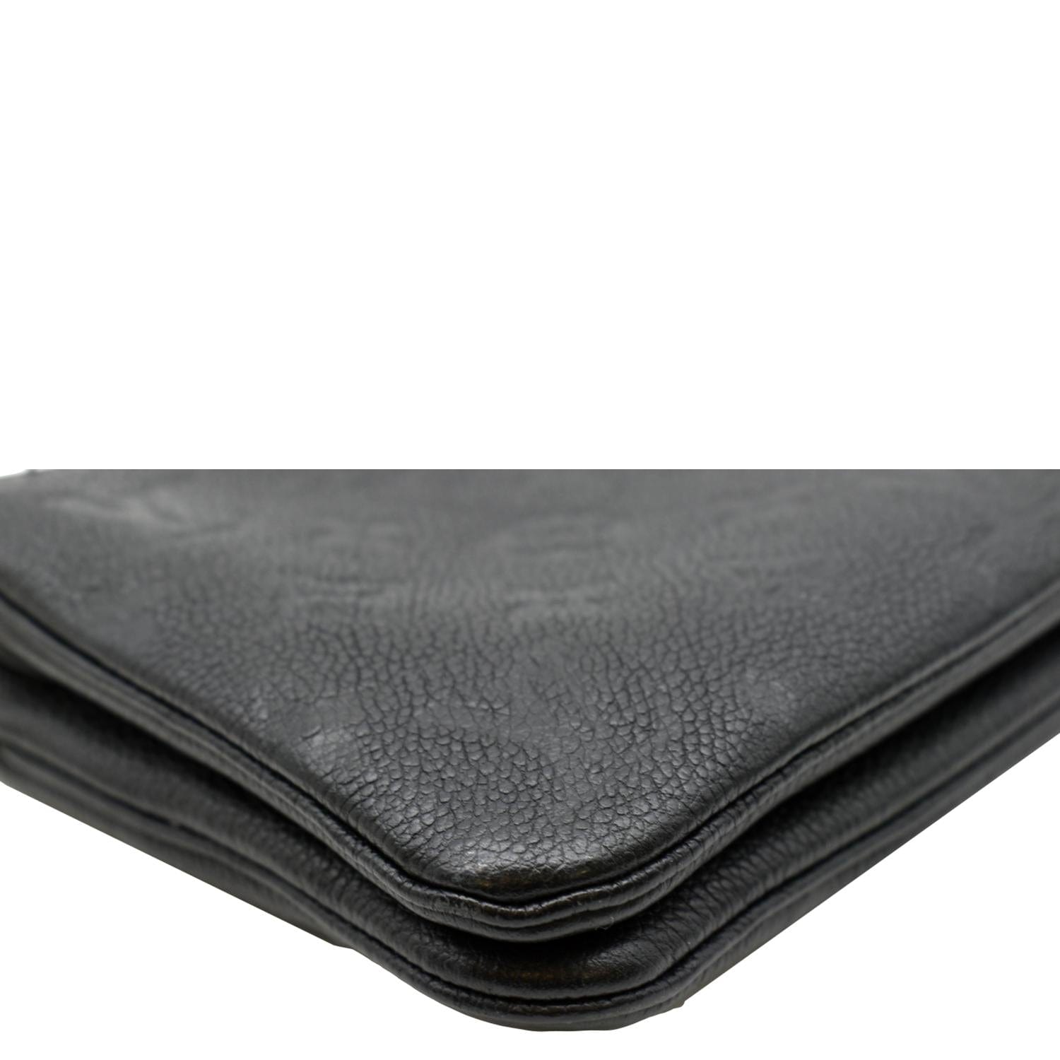 Double Zip Pochette Empreinte – Keeks Designer Handbags