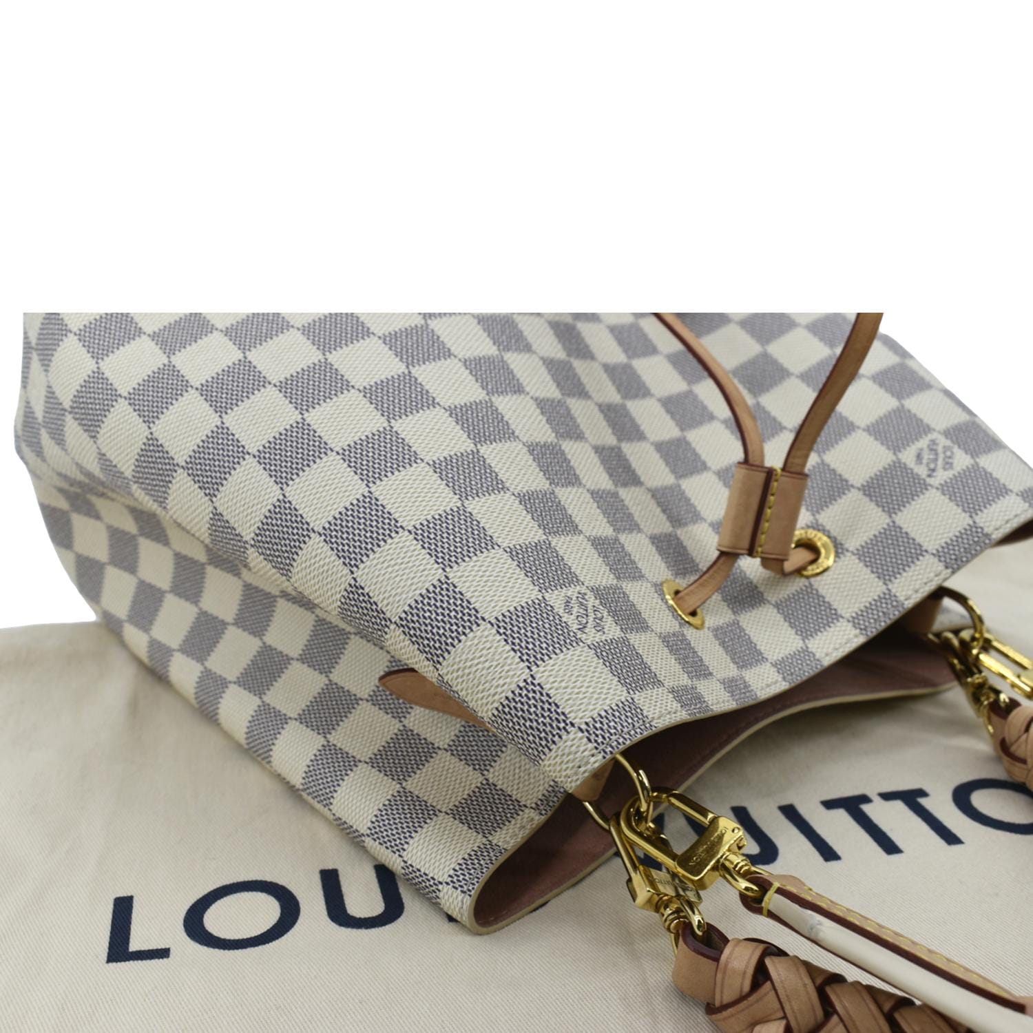 Louis Vuitton Braided Handle NeoNoe Handbag Monogram Canvas at 1stDibs