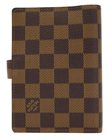 LOUIS VUITTON Damier Ebene Agenda Pm Day Planner Cover