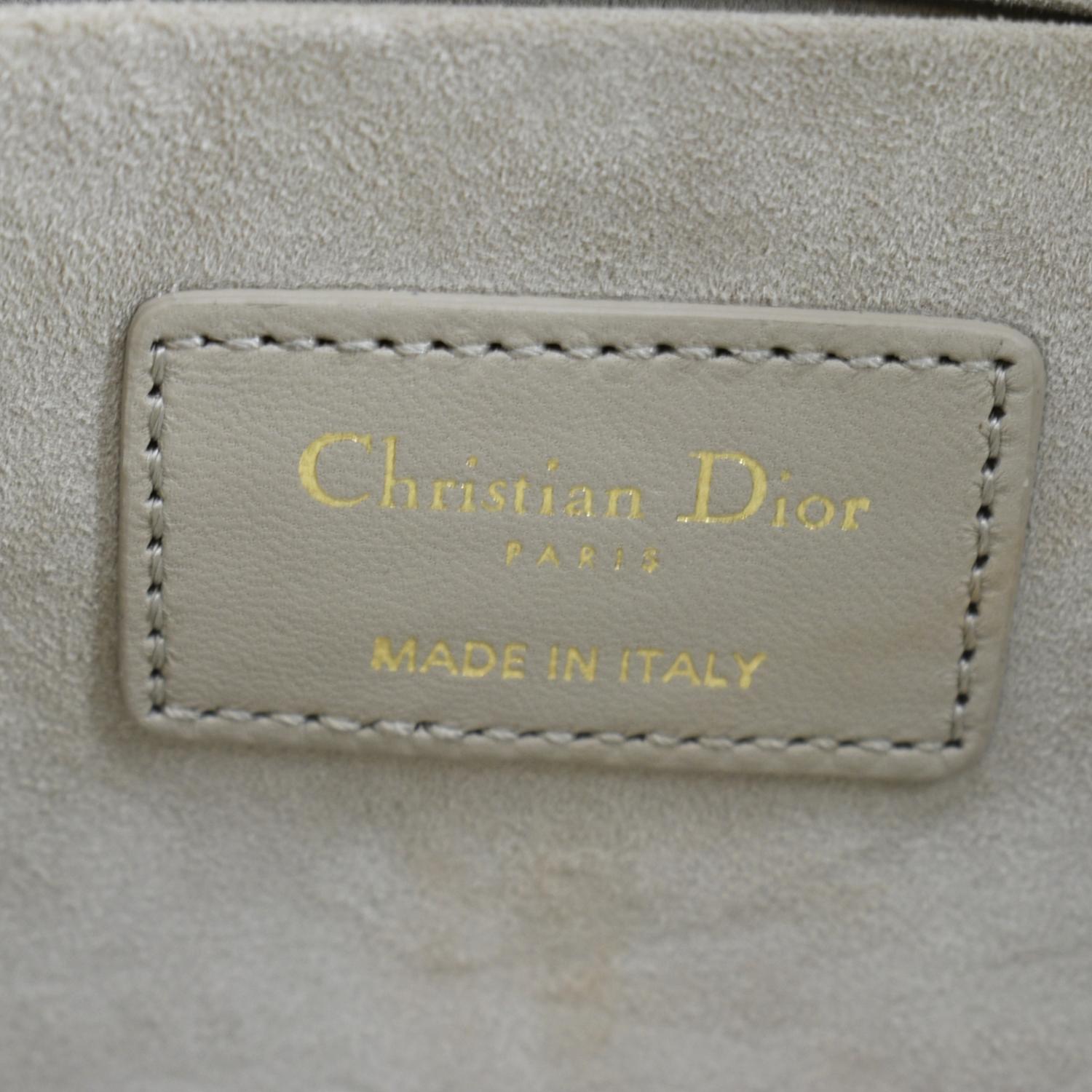 Medium Lady Dior Bag Sand-Colored Cannage Lambskin