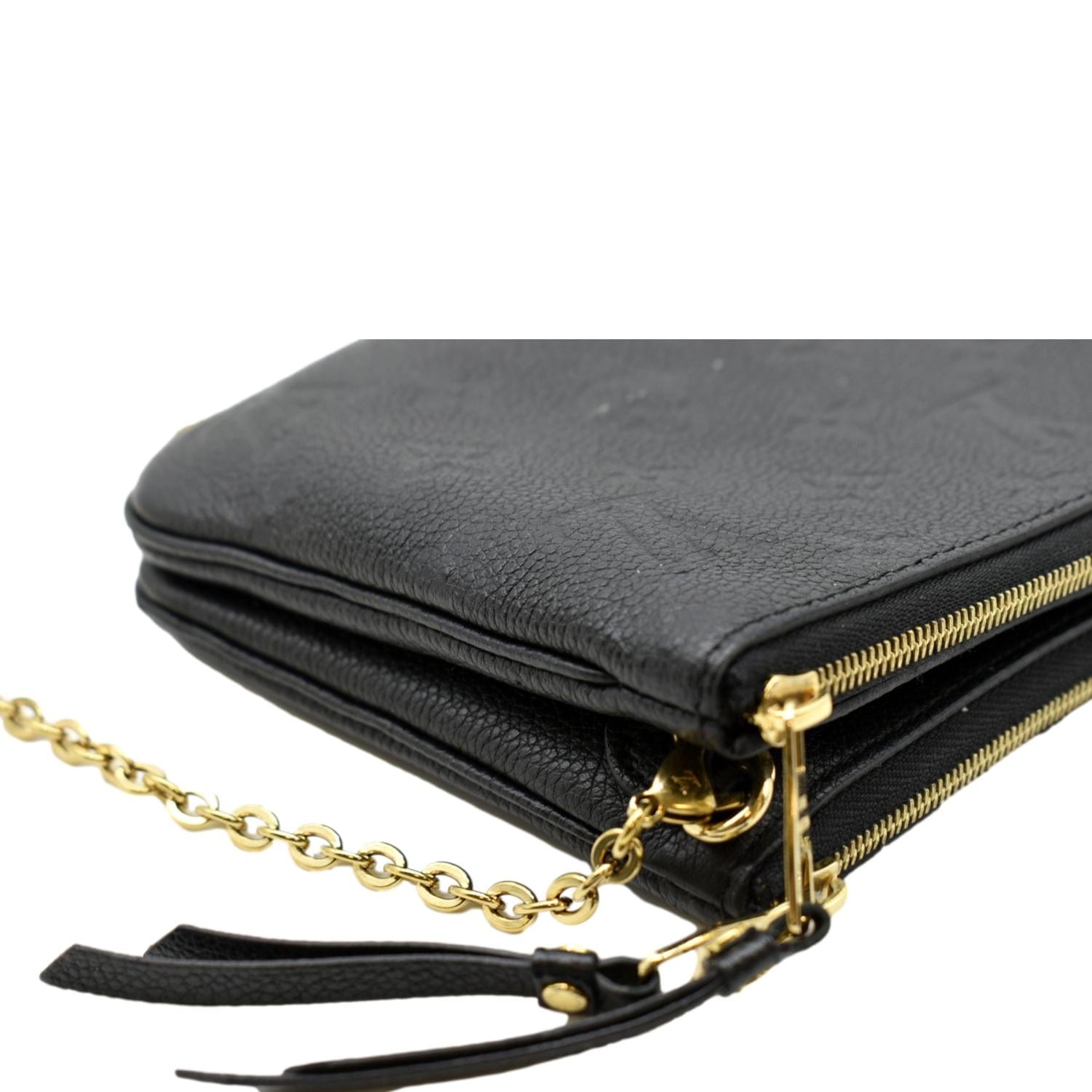 Louis Vuitton Double Zip Pochette Empreinte Bag