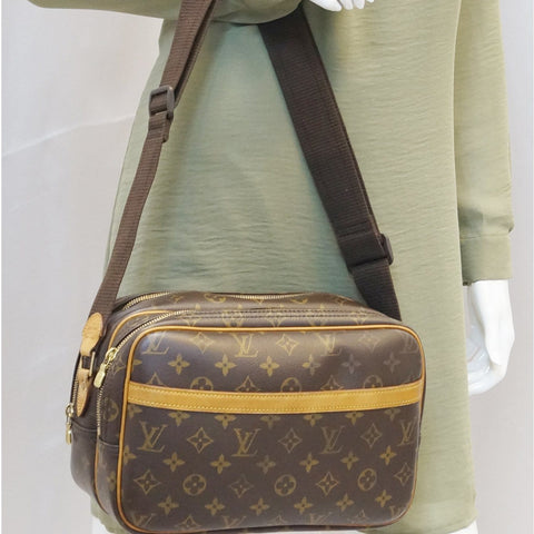 LOUIS VUITTON Reporter PM Monogram Canvas Shoulder Bag